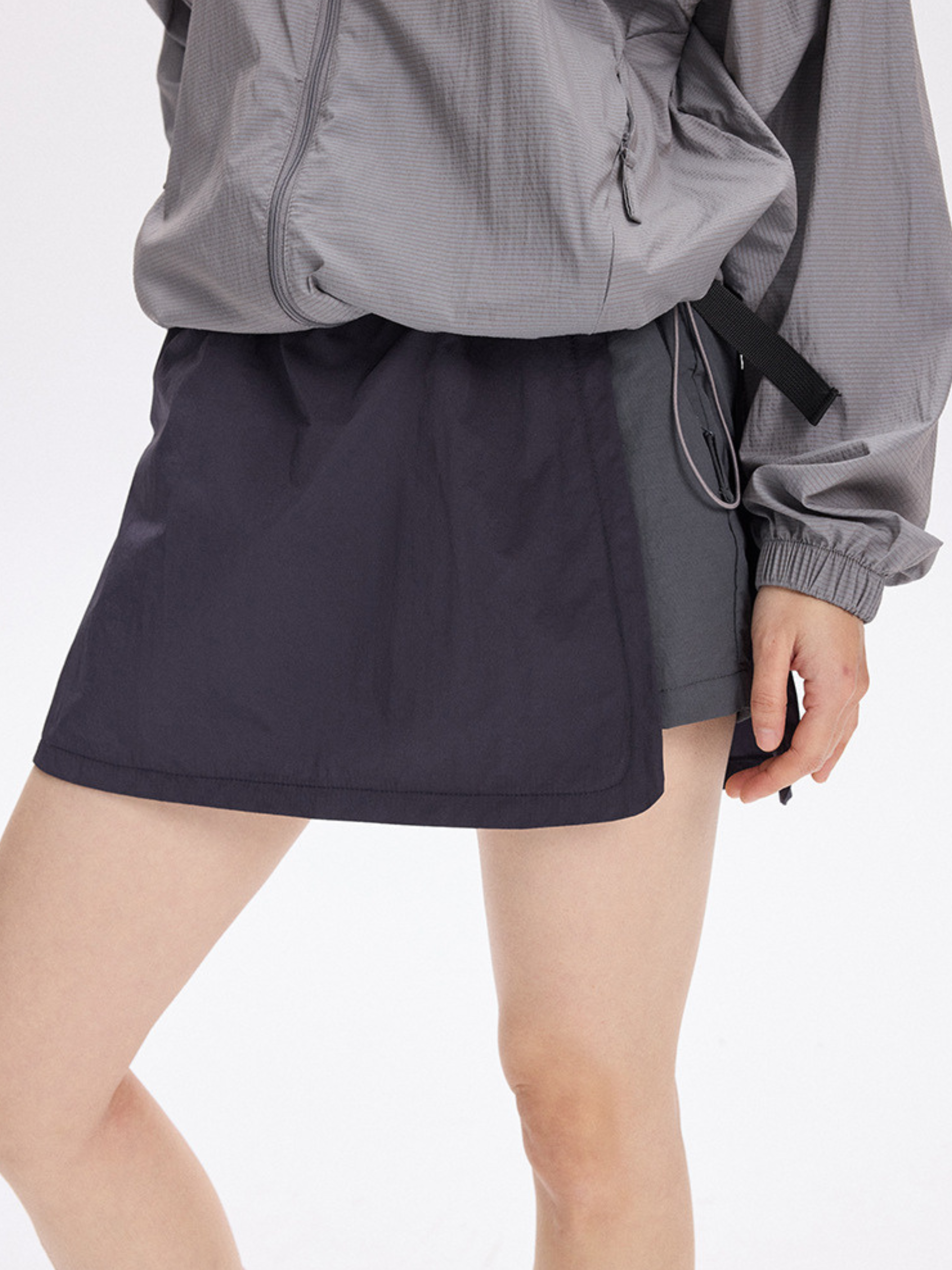 Cougarbluff - Women's Colorblock Quick-Dry Utility A-Line Skort