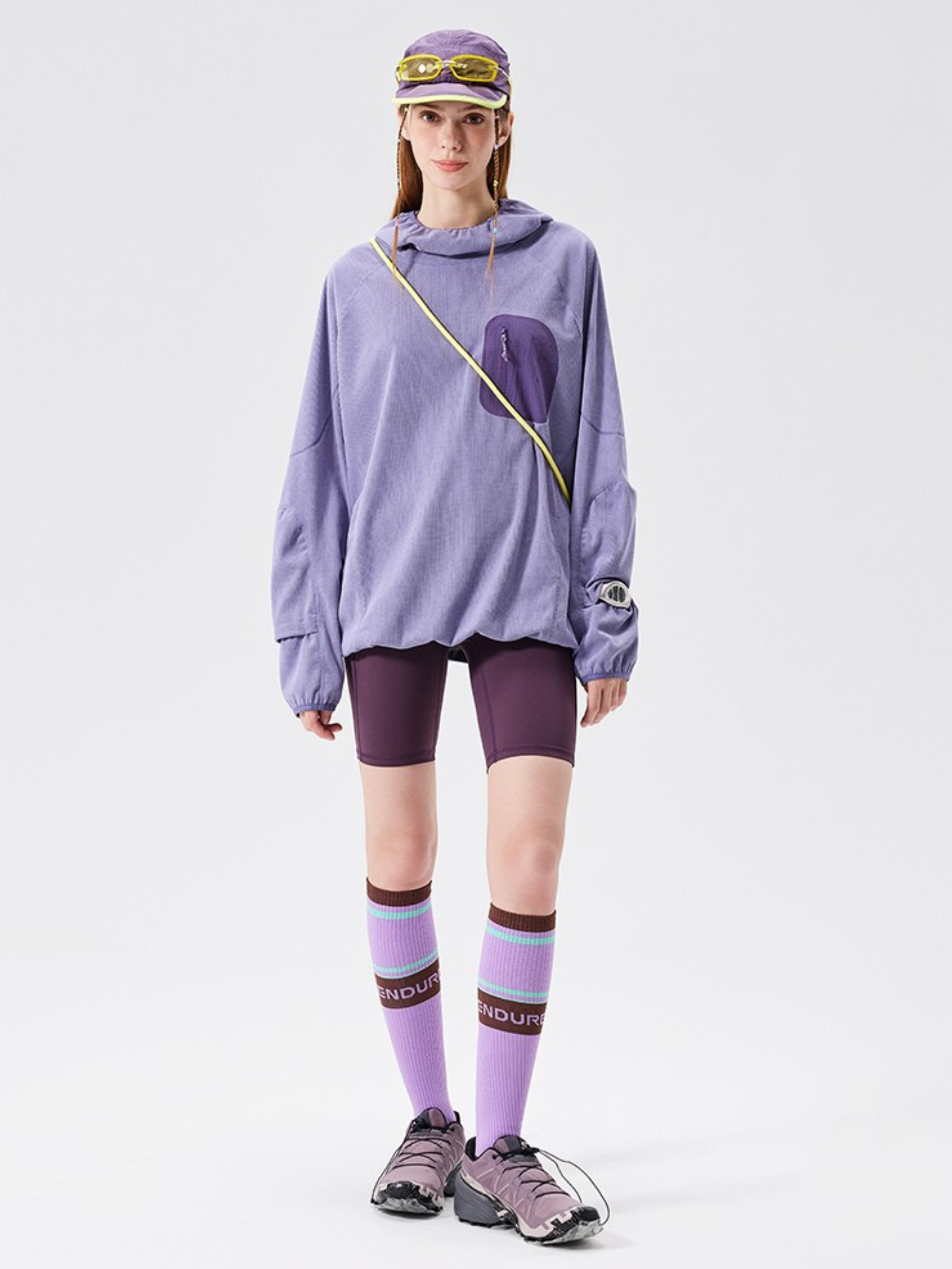 Crag - Unisex Moisture-Wicking High Neck Hoodie Base Layer