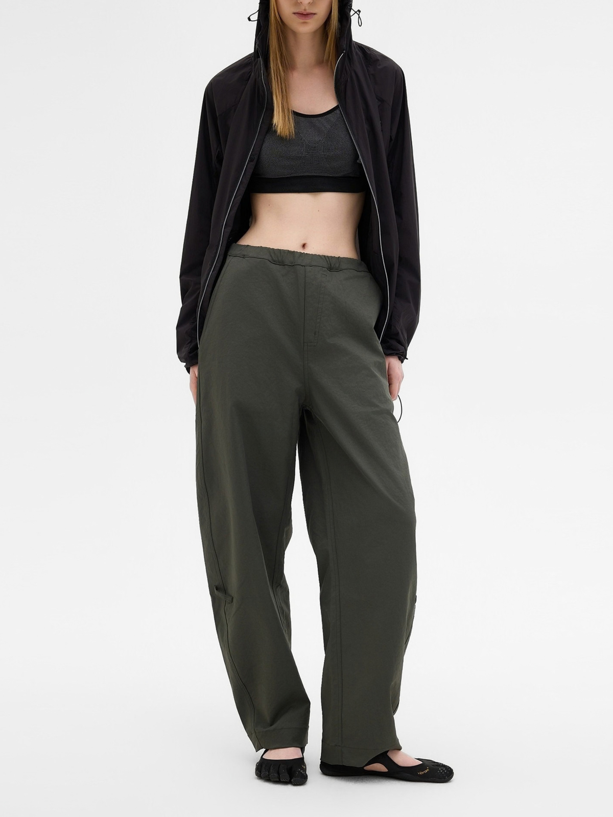 RiseDrift - Unisex Wrinkle-Resistant High-Waist Curved-Leg Pants