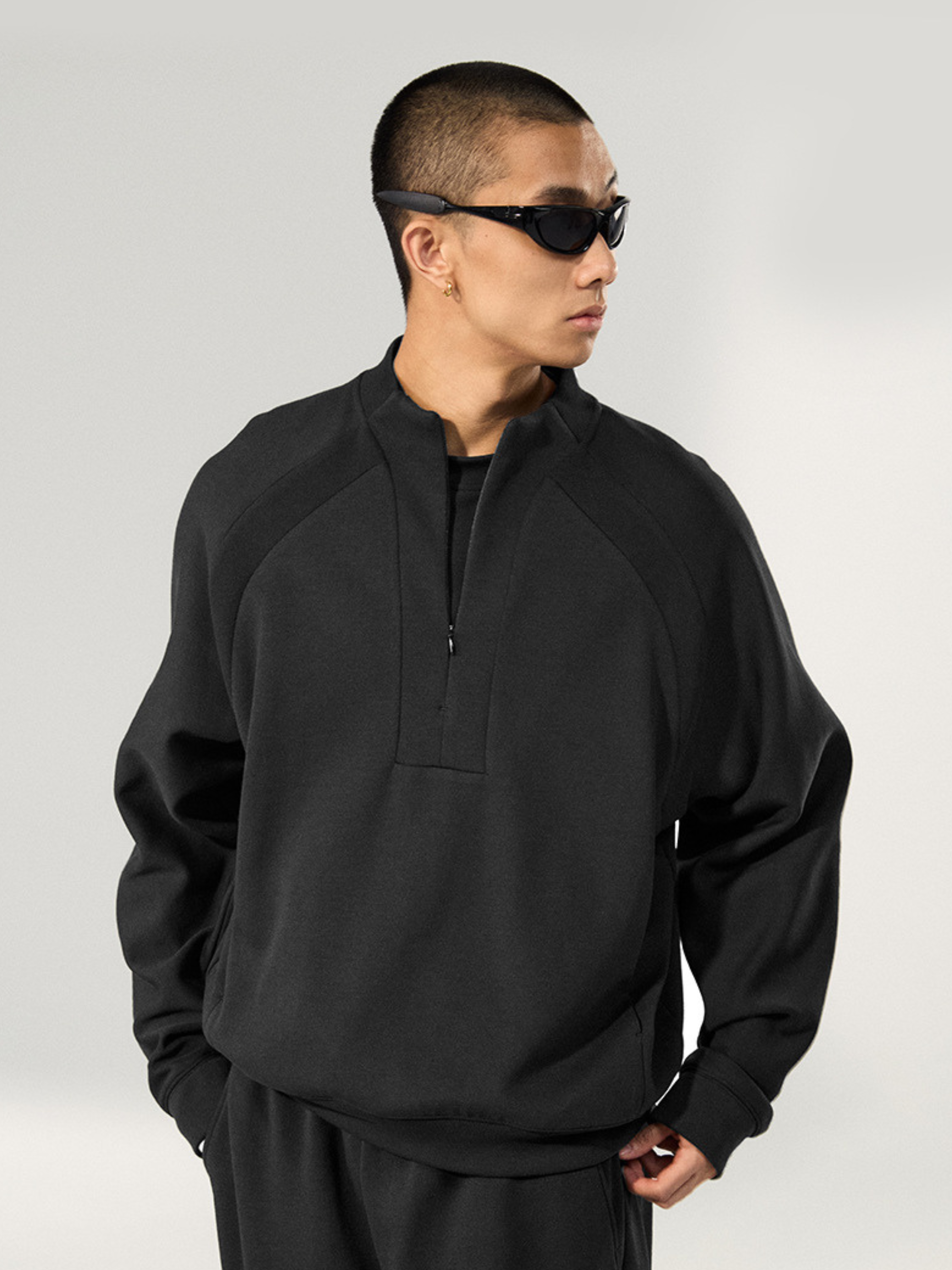 Valon - Unisex LYCRA® Stretch Half-Zip Sweatshirt