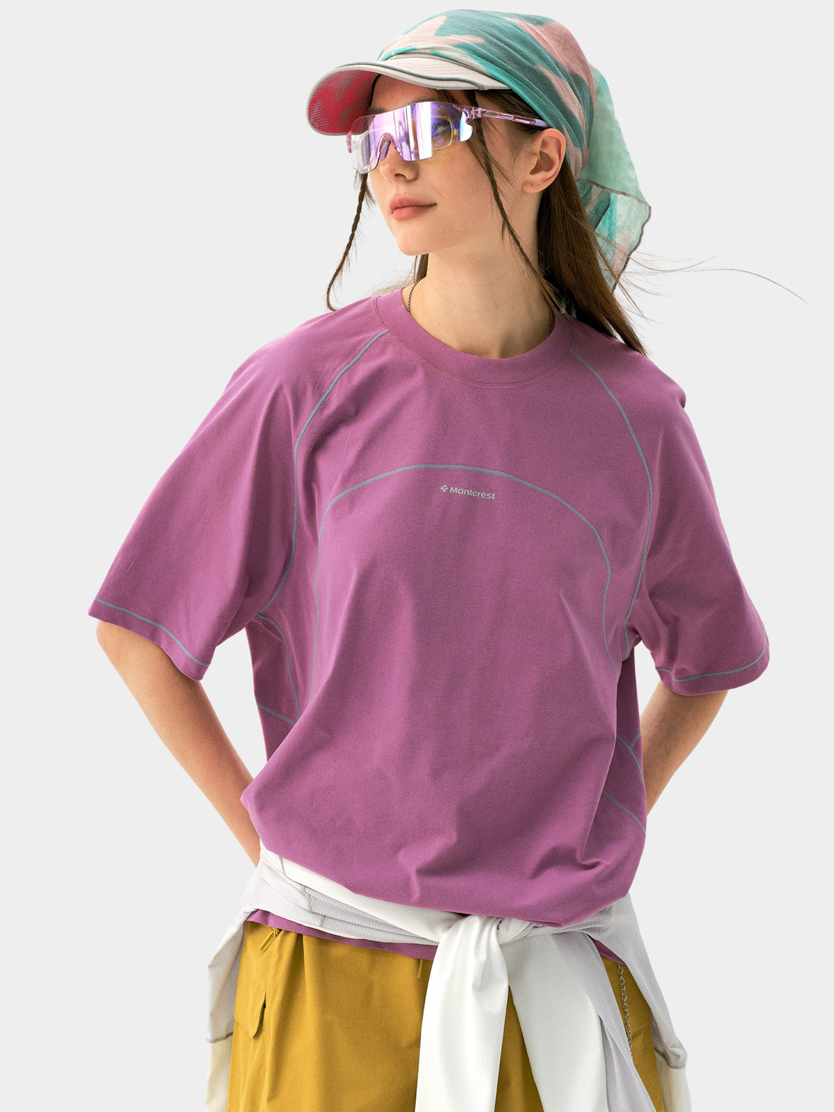 Emberreach - UPF50+ Moisture-Wicking Antibacterial Crewneck T-Shirt