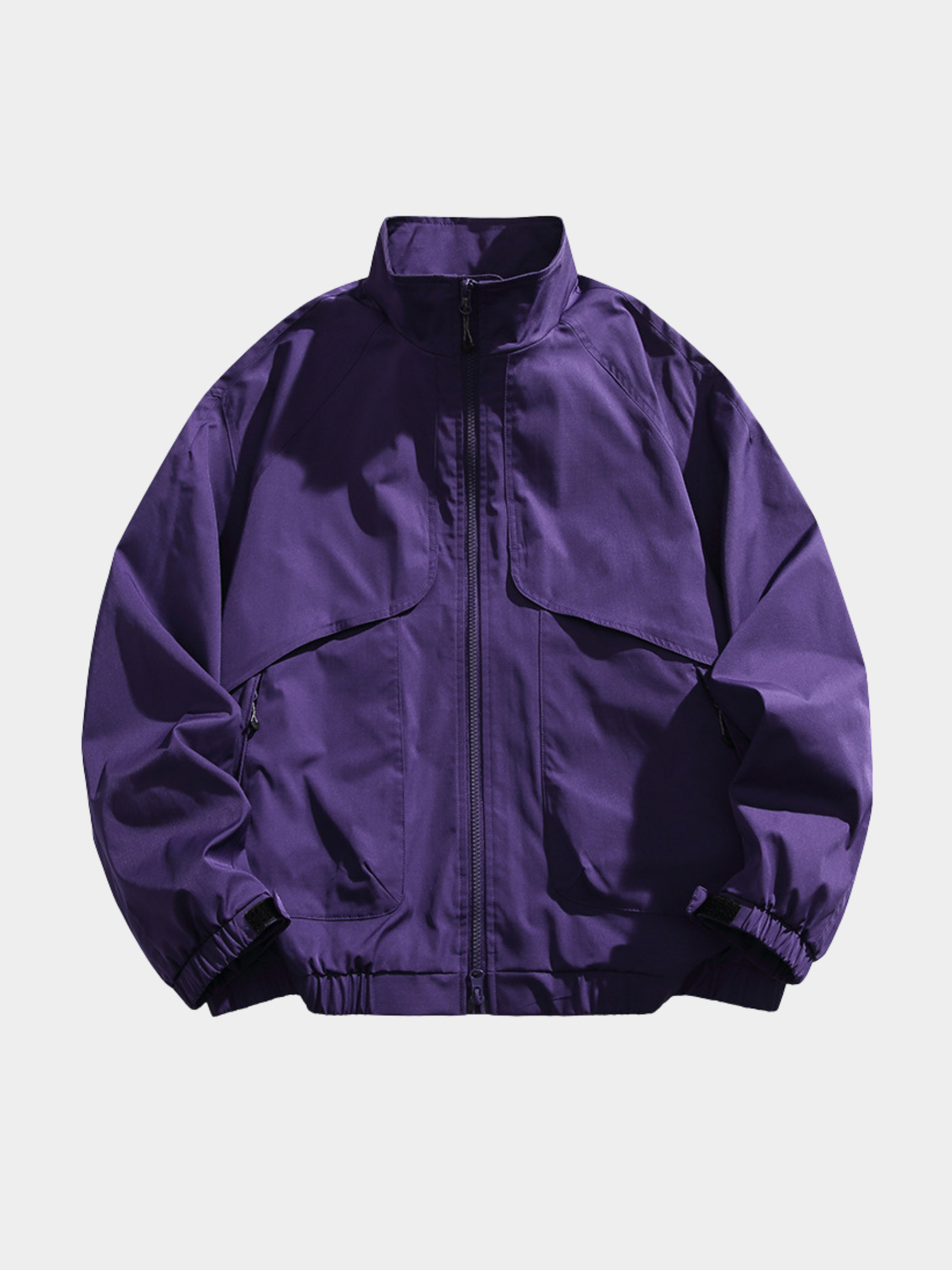 SkyVeil - Lightweight Water-Repellent Stand Collar Jacket