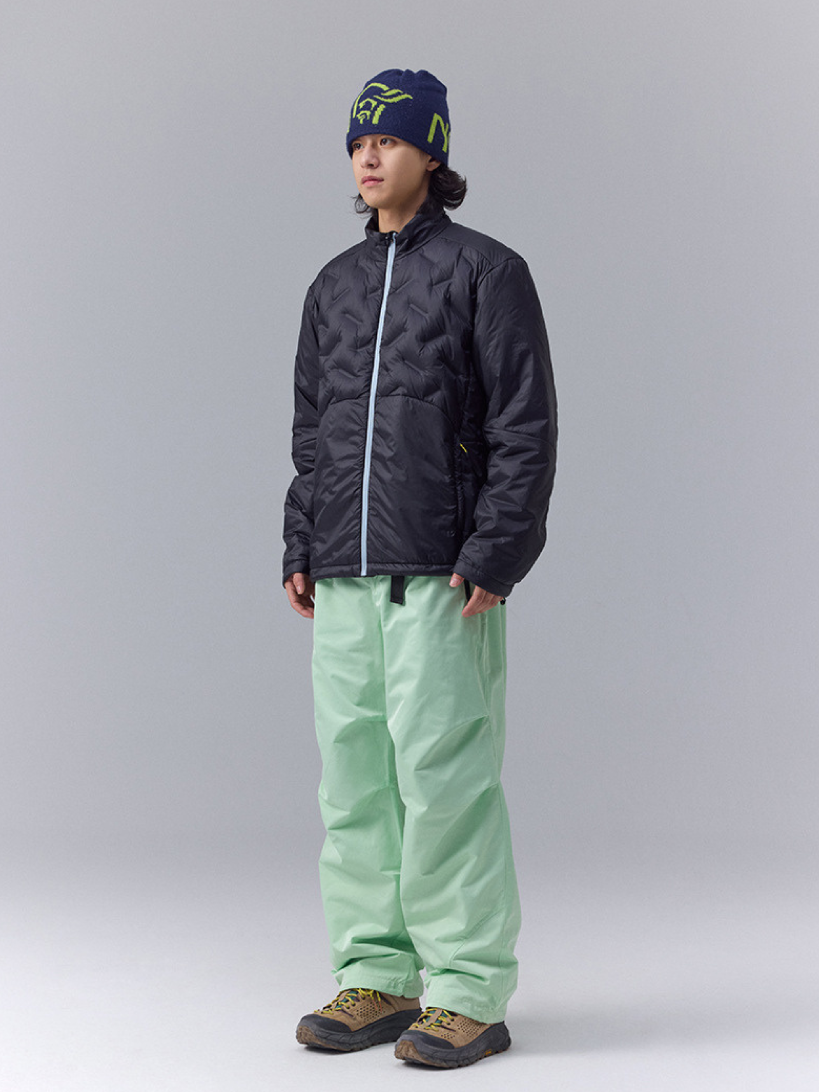 DryBench - Unisex Spliced Collar Outdoor Down Jacket