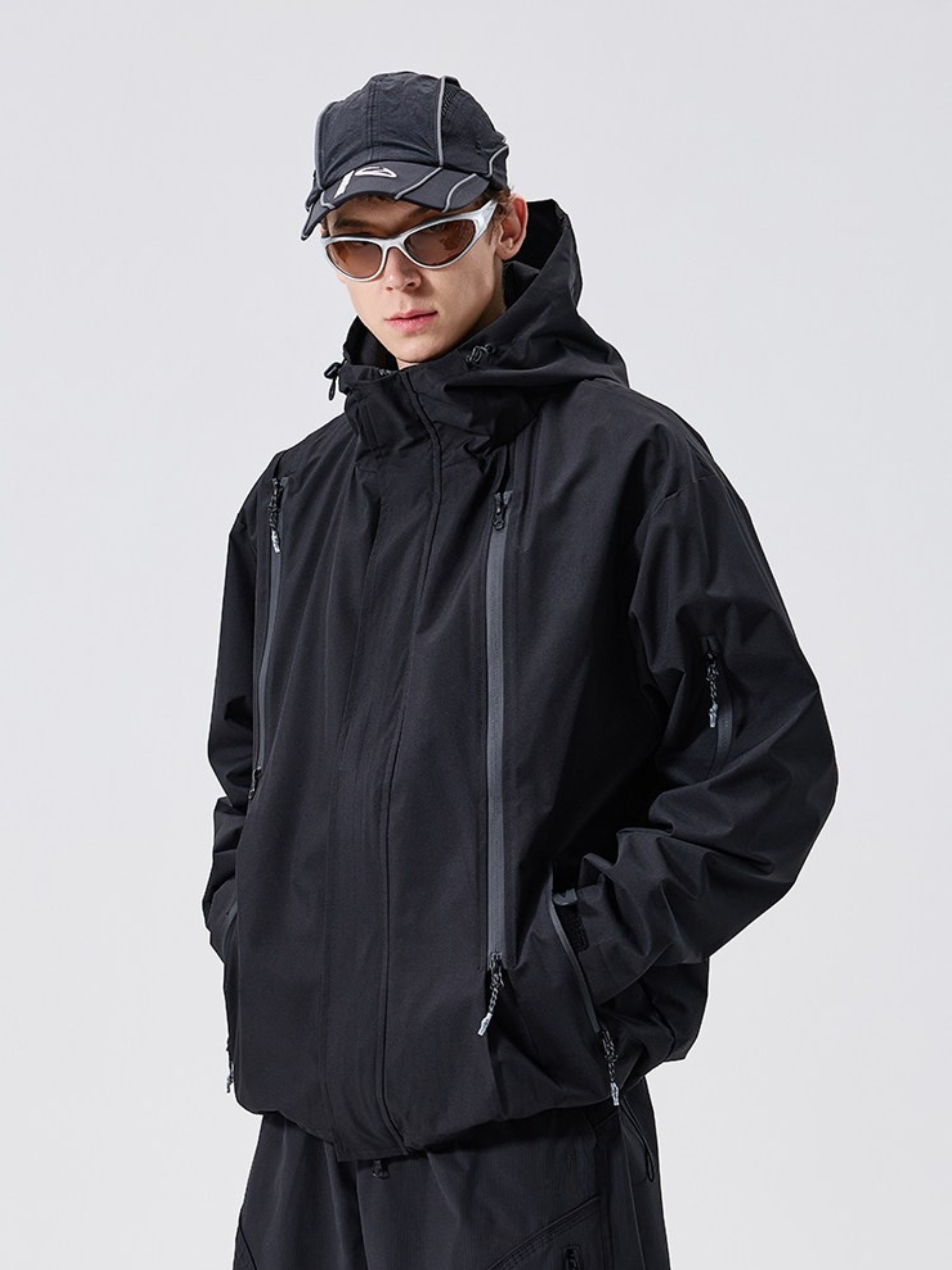 Nightpath - Unisex Water-Repellent Windproof Utility Shell Jacket