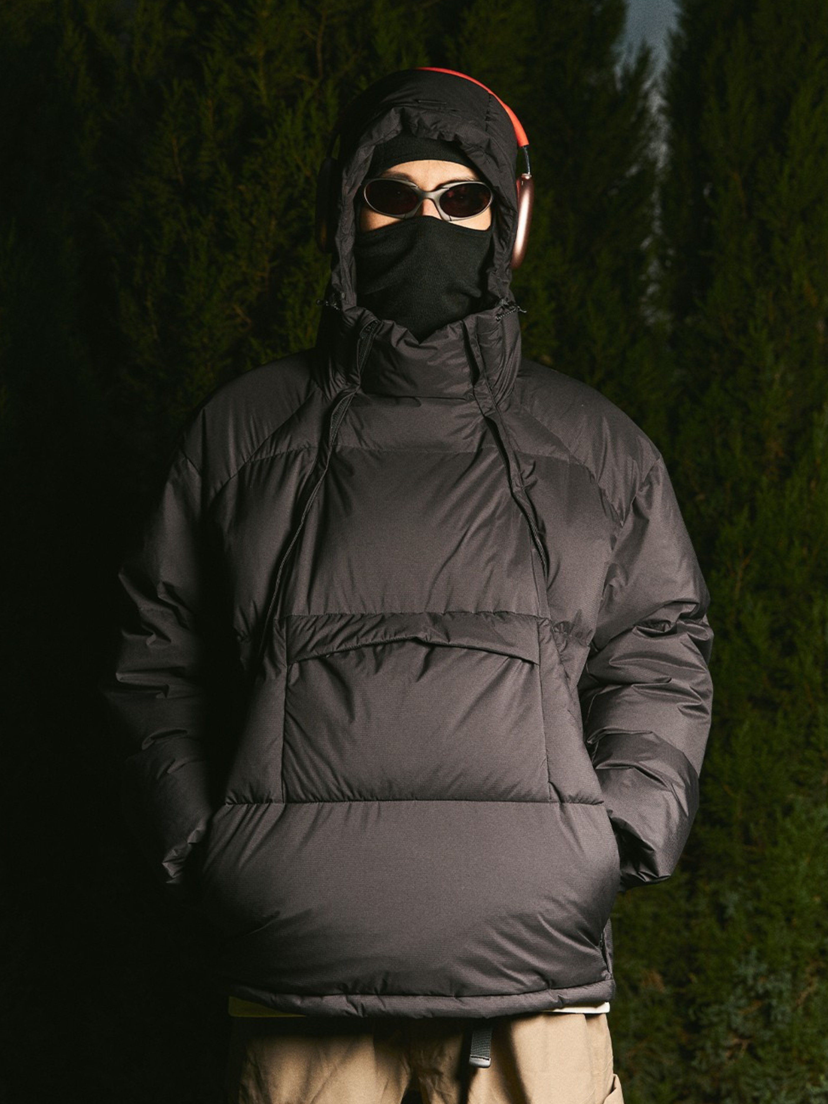 Virex - Unisex 90% White Duck Down Hooded Down Jacket