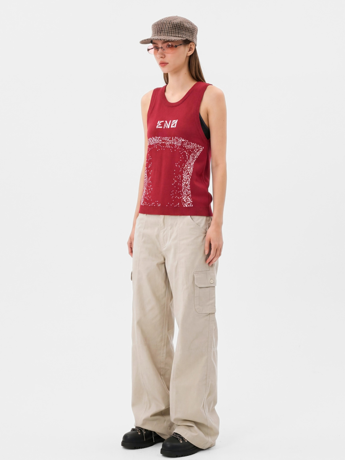 CalmDrift - Women's Deconstructed Multi-Pocket Straight-Leg Cargo Pants