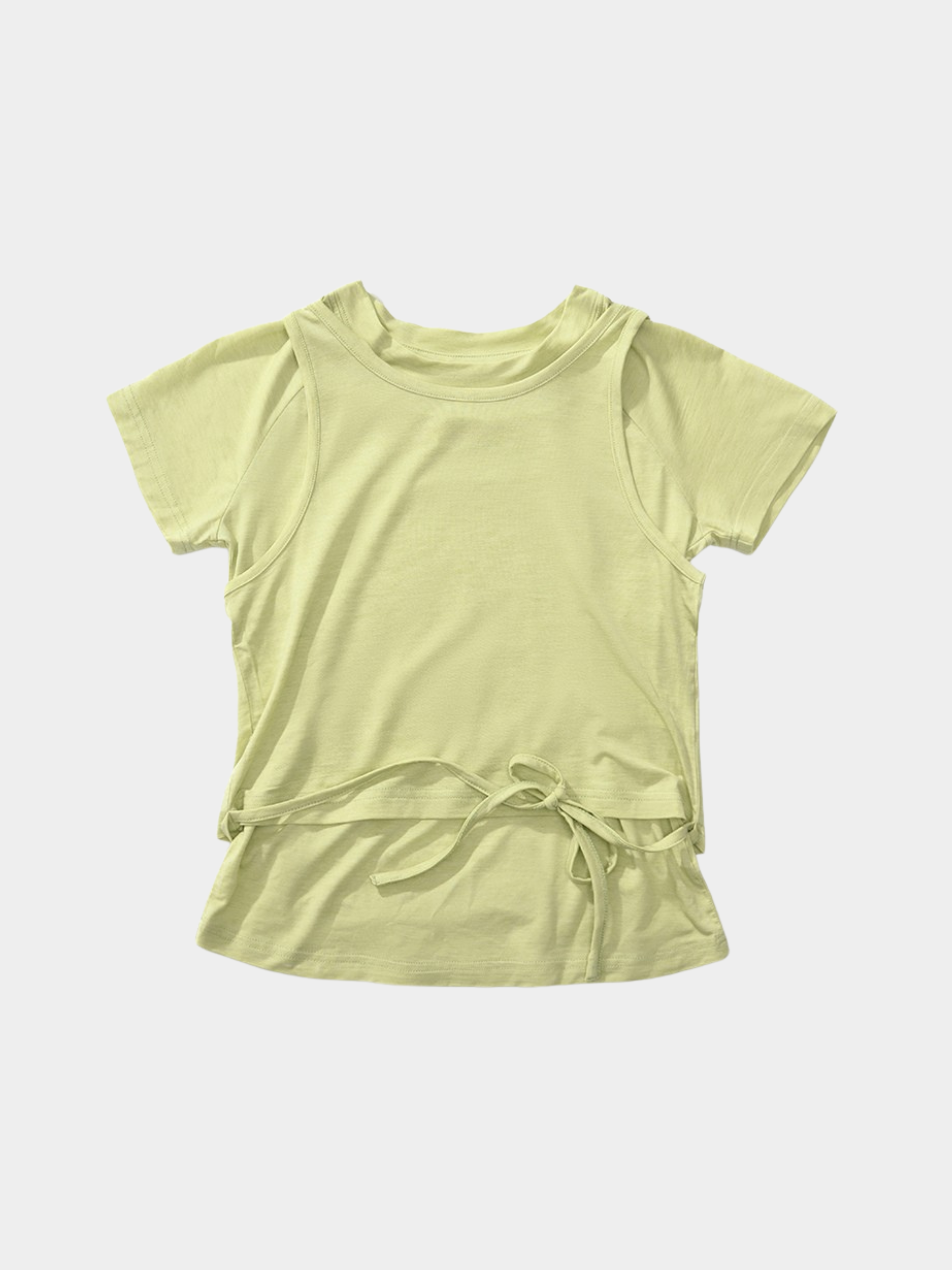 Caveloop - Women's 5A Antibacterial Yarn Slim Vest Short-Sleeve T-Shirt
