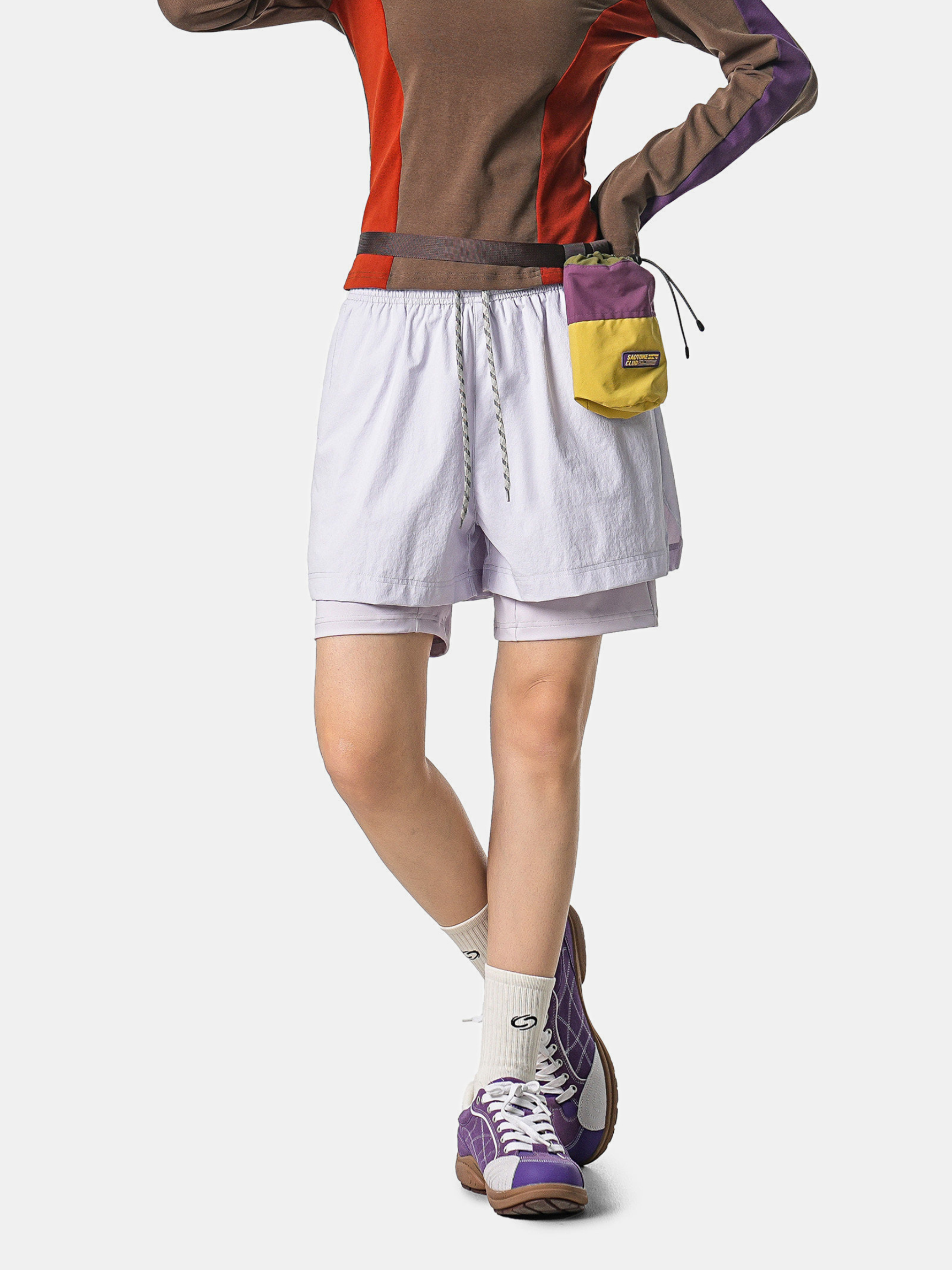 StillBay - Unisex 2-in-1 Ripstop Lightweight Athletic Shorts