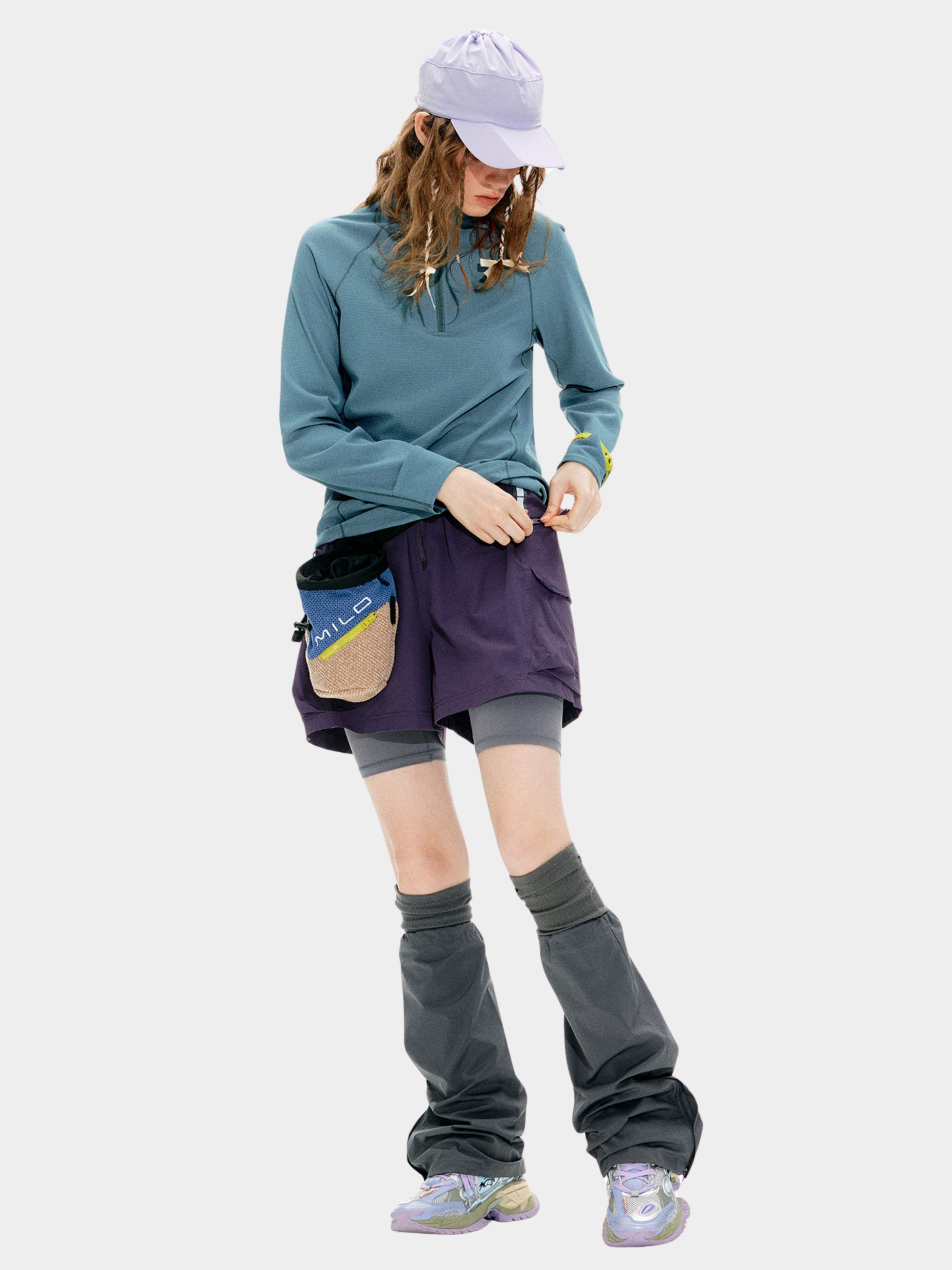 Caveflare - Women's UPF50+ Stand-Collar Long-Sleeve Sweatshirt