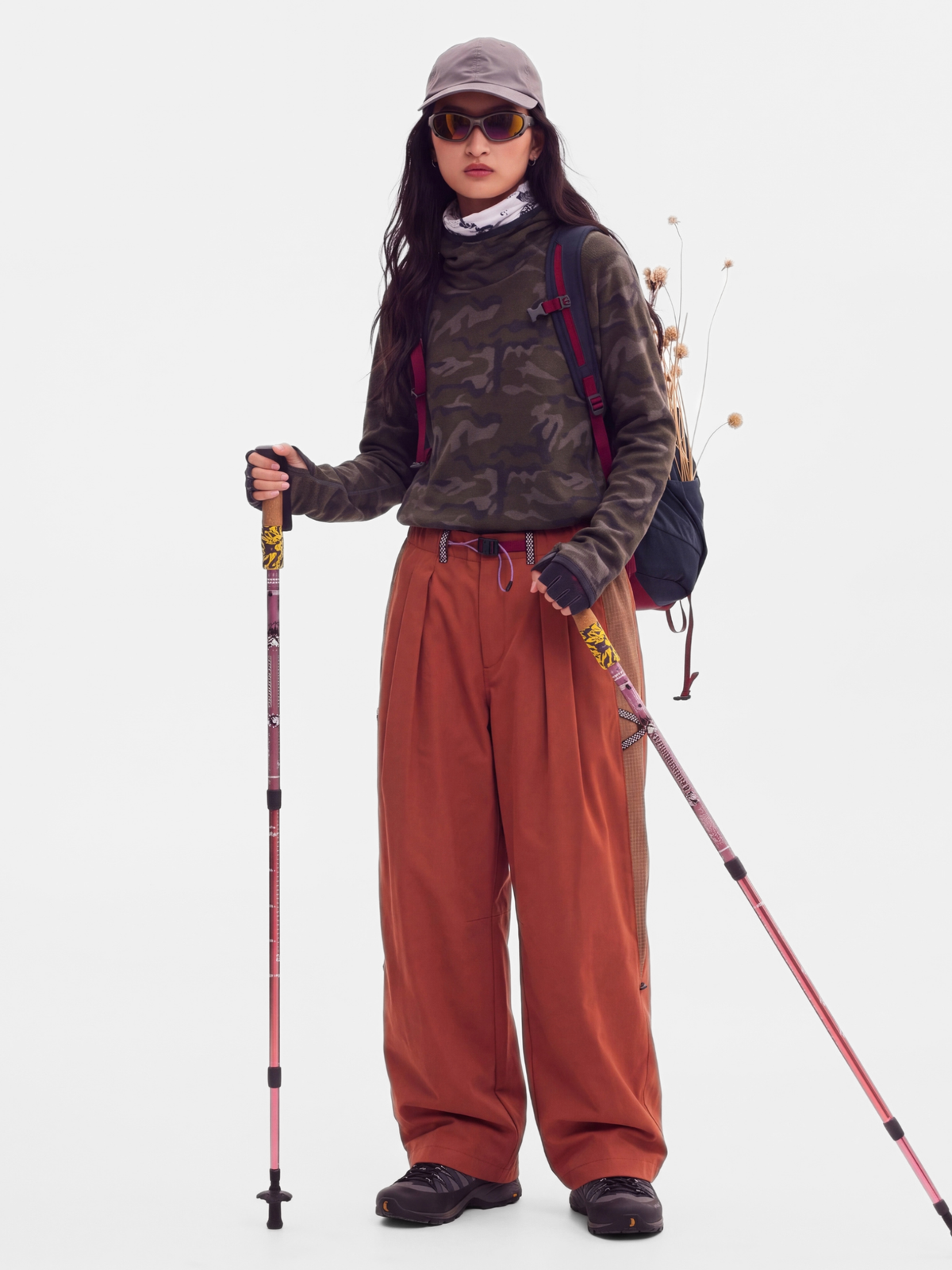 SplitDrift - Unisex Water-Repellent Lightweight Stretch Wide-Leg Outdoor Pants