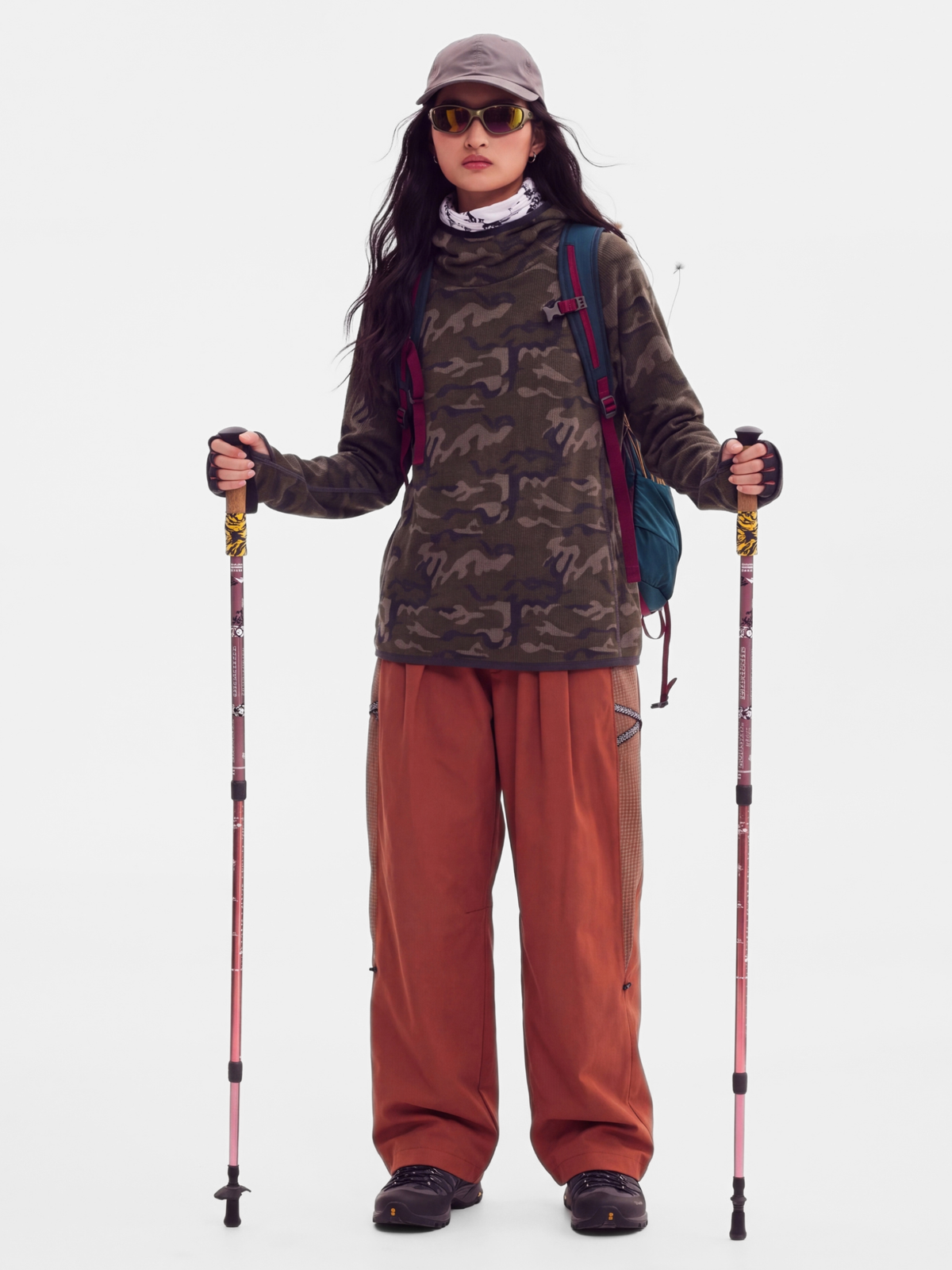 SplitDrift - Unisex Water-Repellent Lightweight Stretch Wide-Leg Outdoor Pants