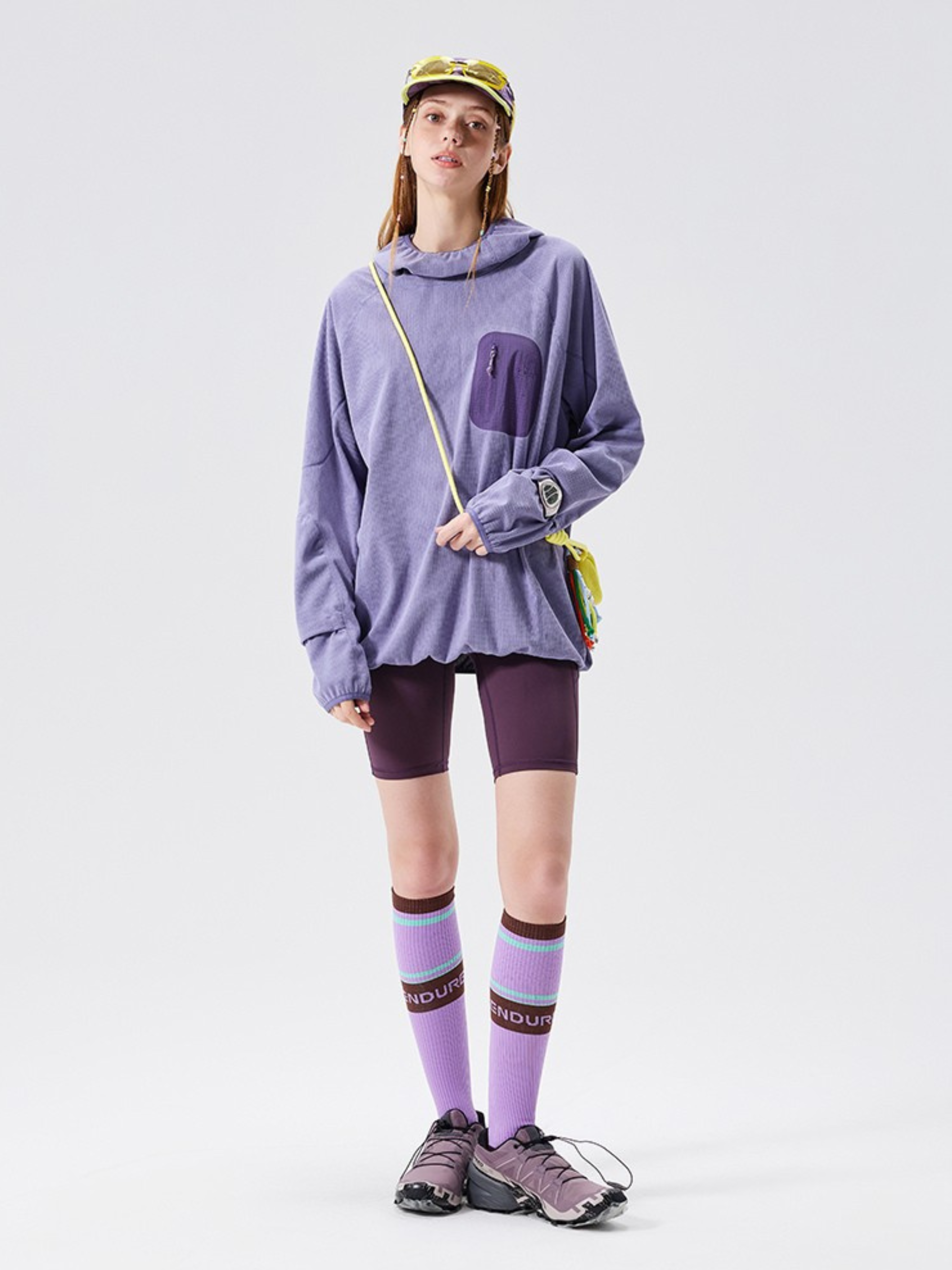 Crag - Unisex Moisture-Wicking High Neck Hoodie Base Layer