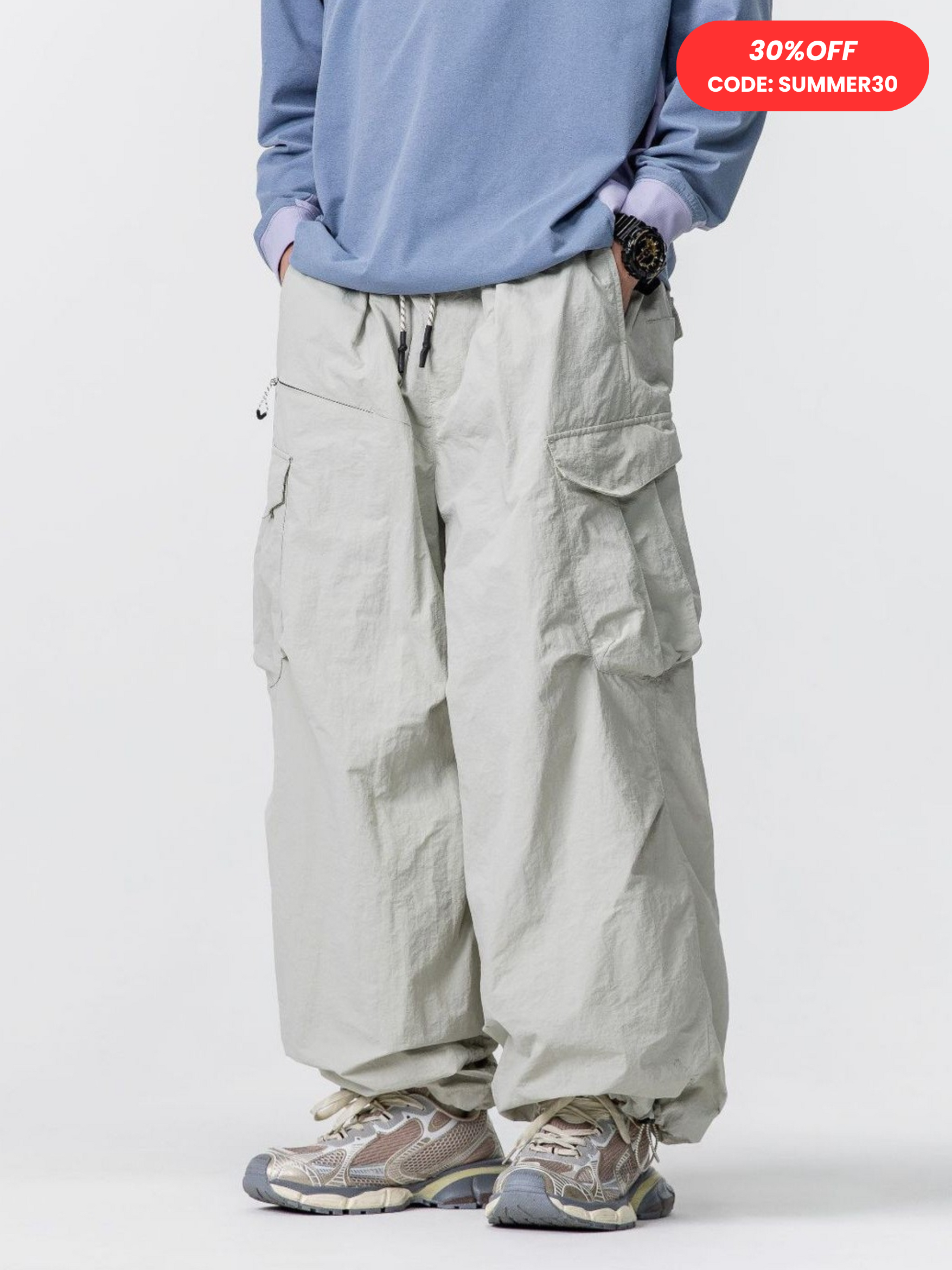 FoxNest - Unisex Waterproof Quick-Dry Paratrooper Pants