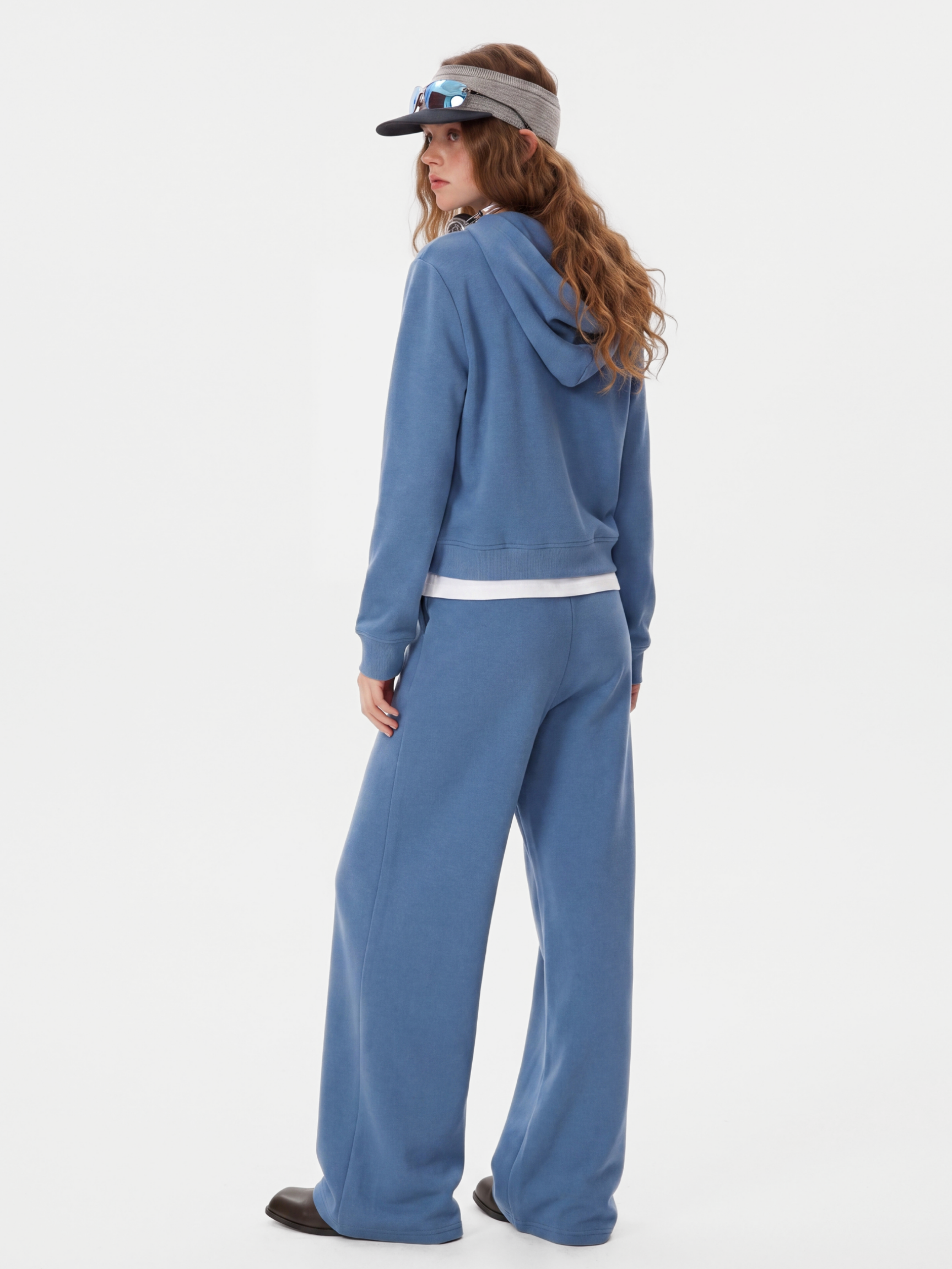 DuskLayer - Women's Air-Layer Hoodie Cardigan & Draped Jogger Pants Set