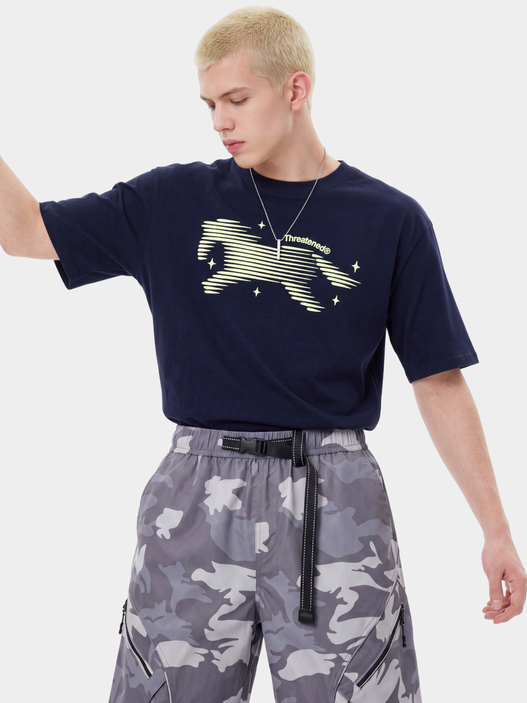 GallopTee - Unisex Graphic Print Relaxed Fit Short Sleeve T-Shirt