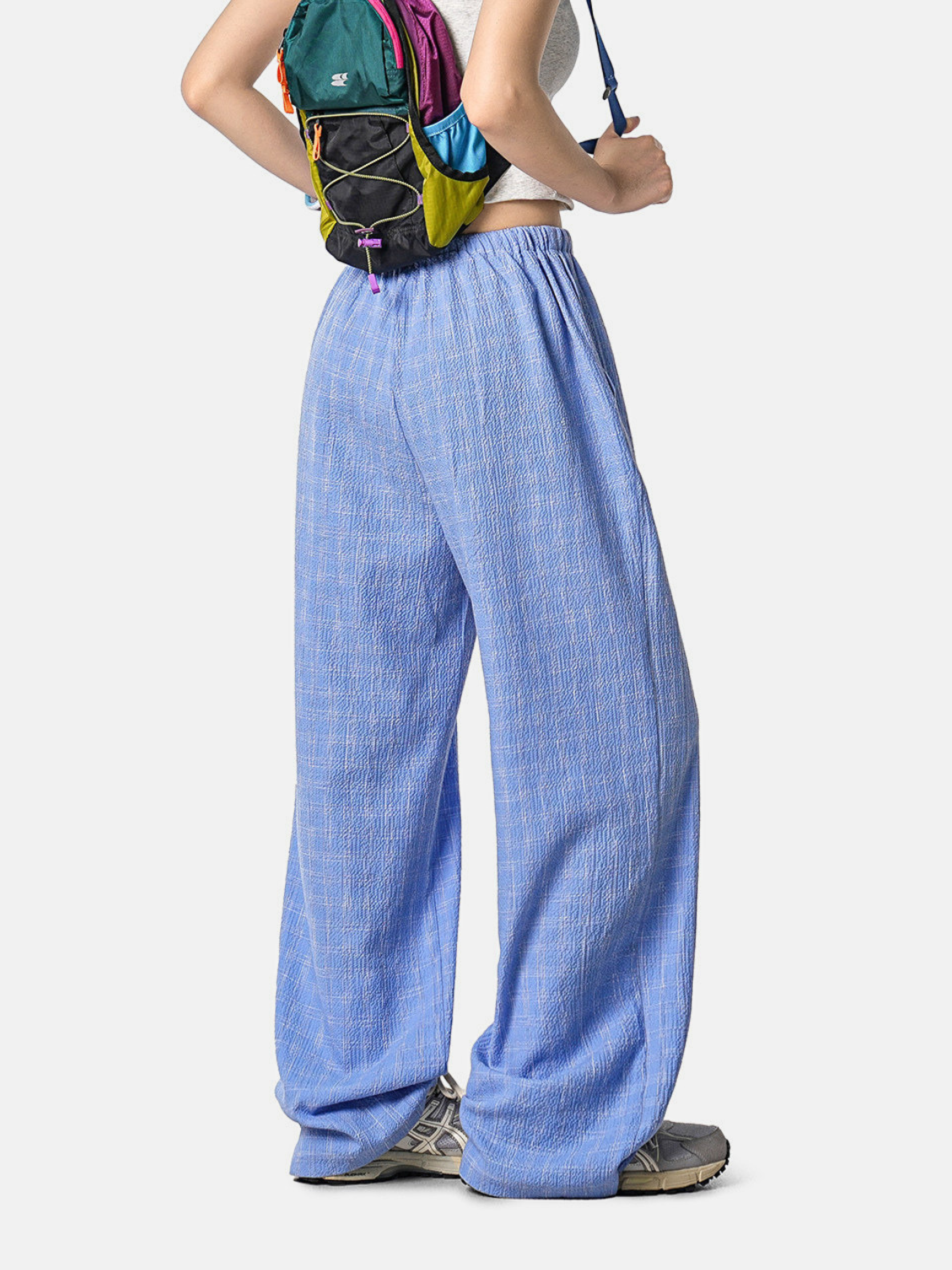 DuskFall - Women's Lightweight Plaid Casual Pants