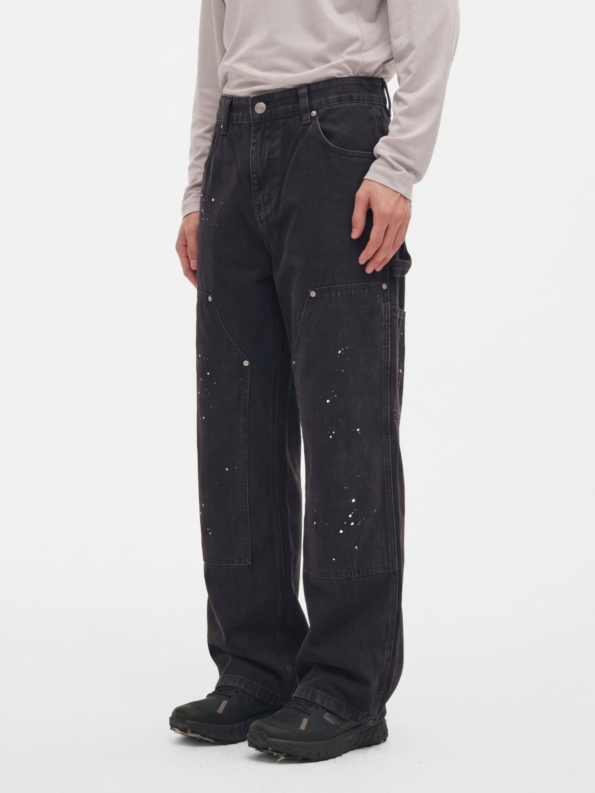 TrailDrift - Hand-Splattered Cotton Cargo Pants