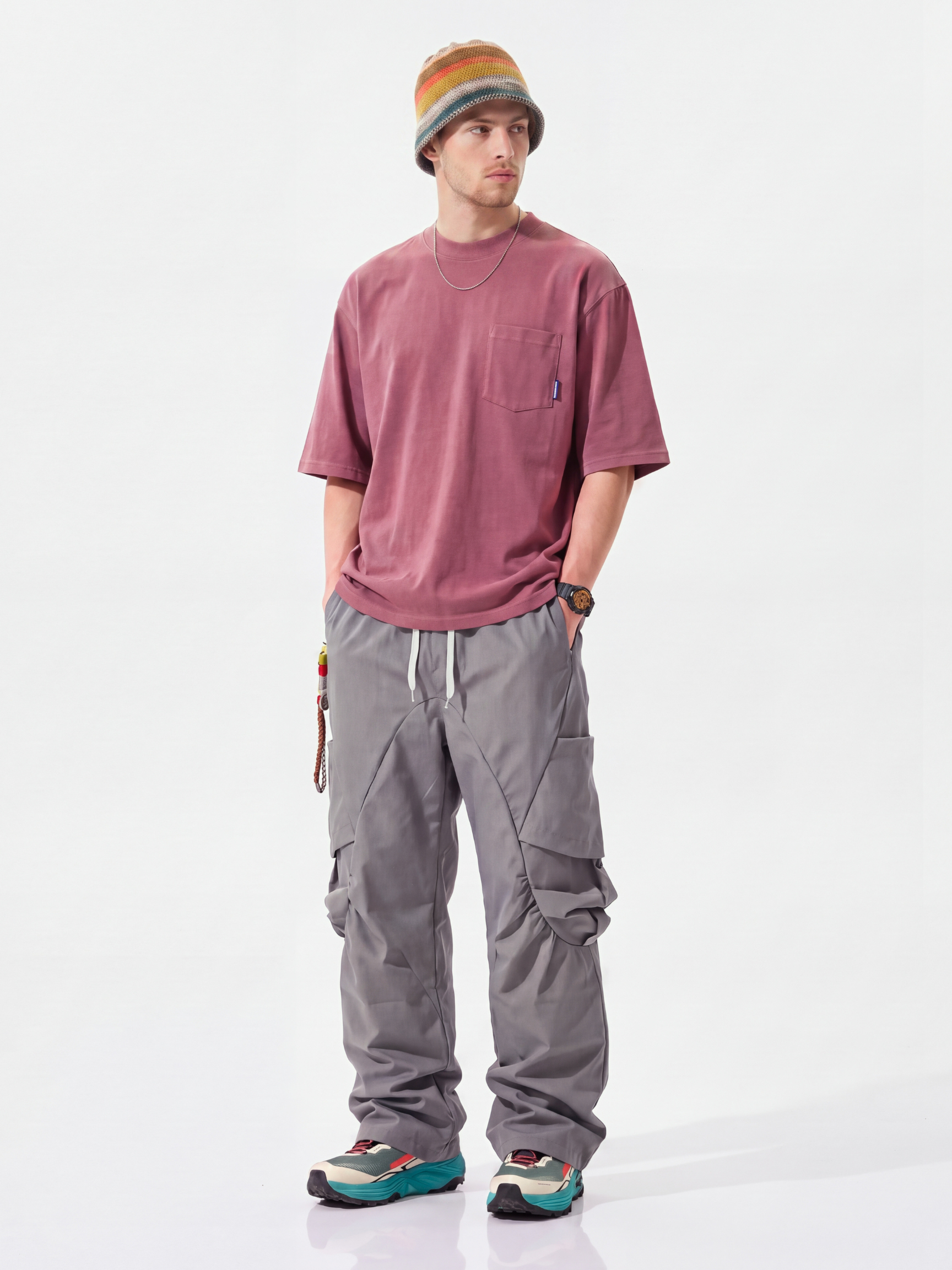 FoldDrift - Unisex Water-Repellent Lightweight Utility Parachute Pants