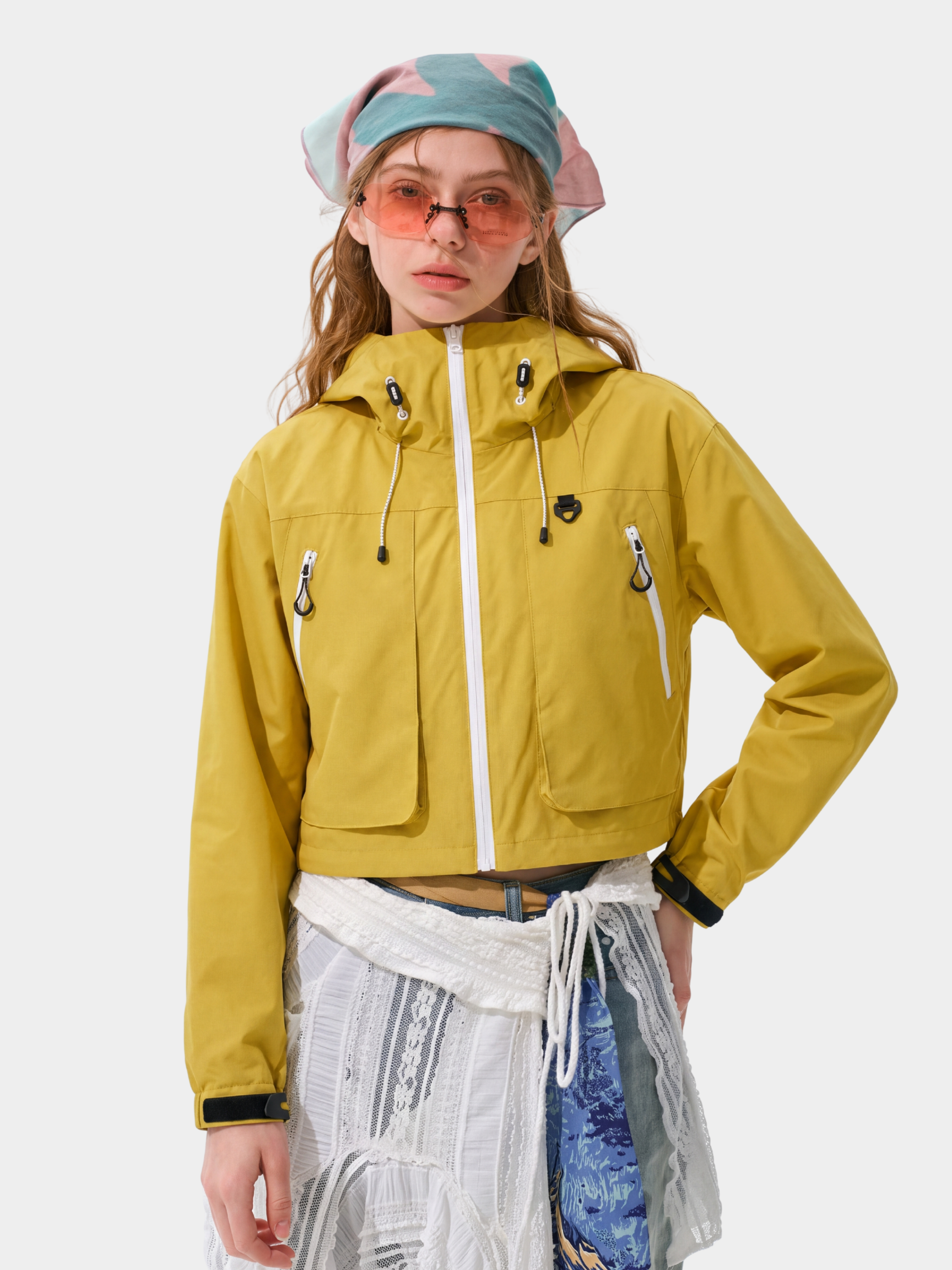 Castgear - Women's Water-Repellent Breathable Cropped Jacket