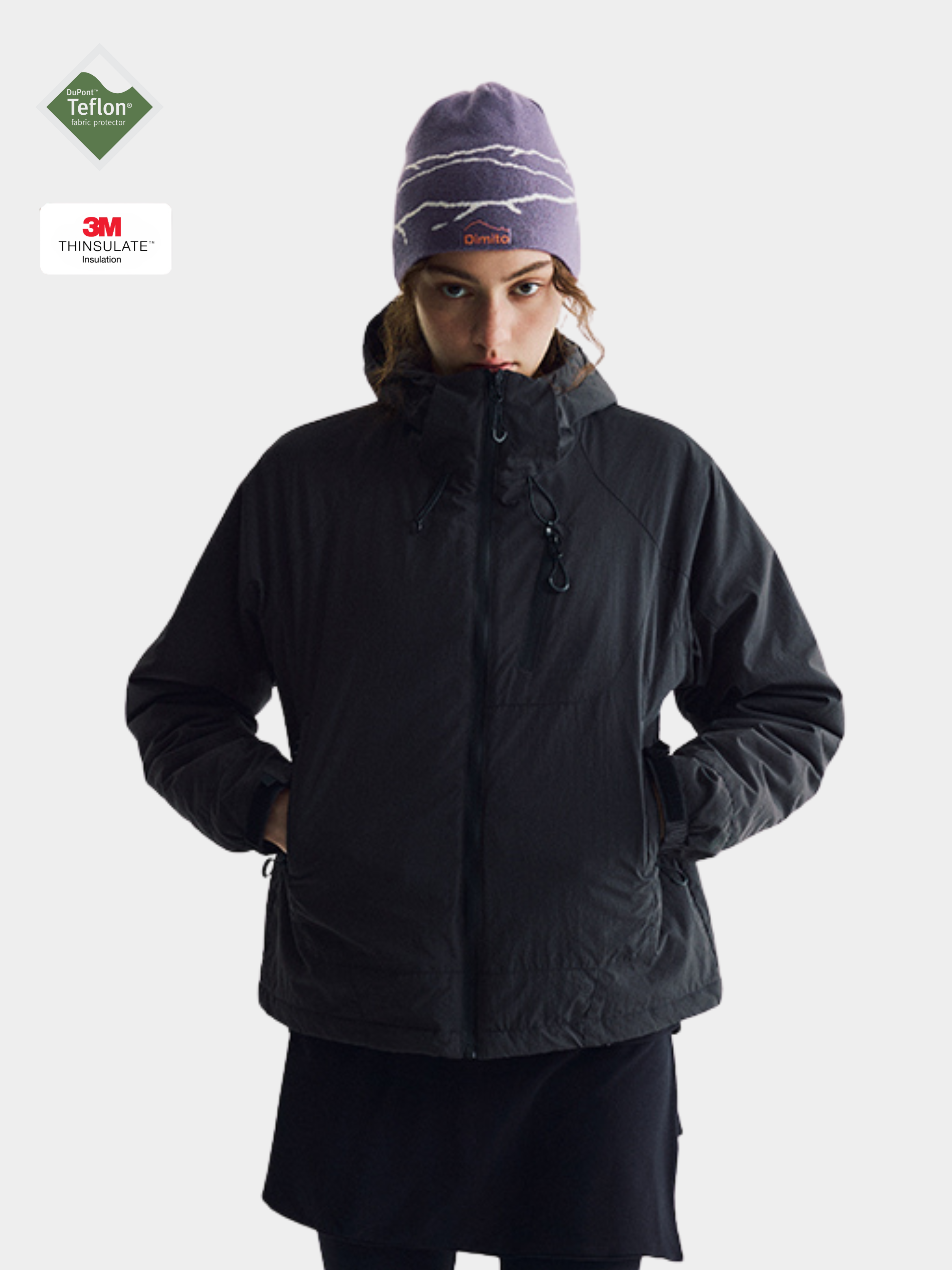 AshLife - Unisex Teflon Waterproof Windproof Insulated Jacket GONGGAR SPORTS