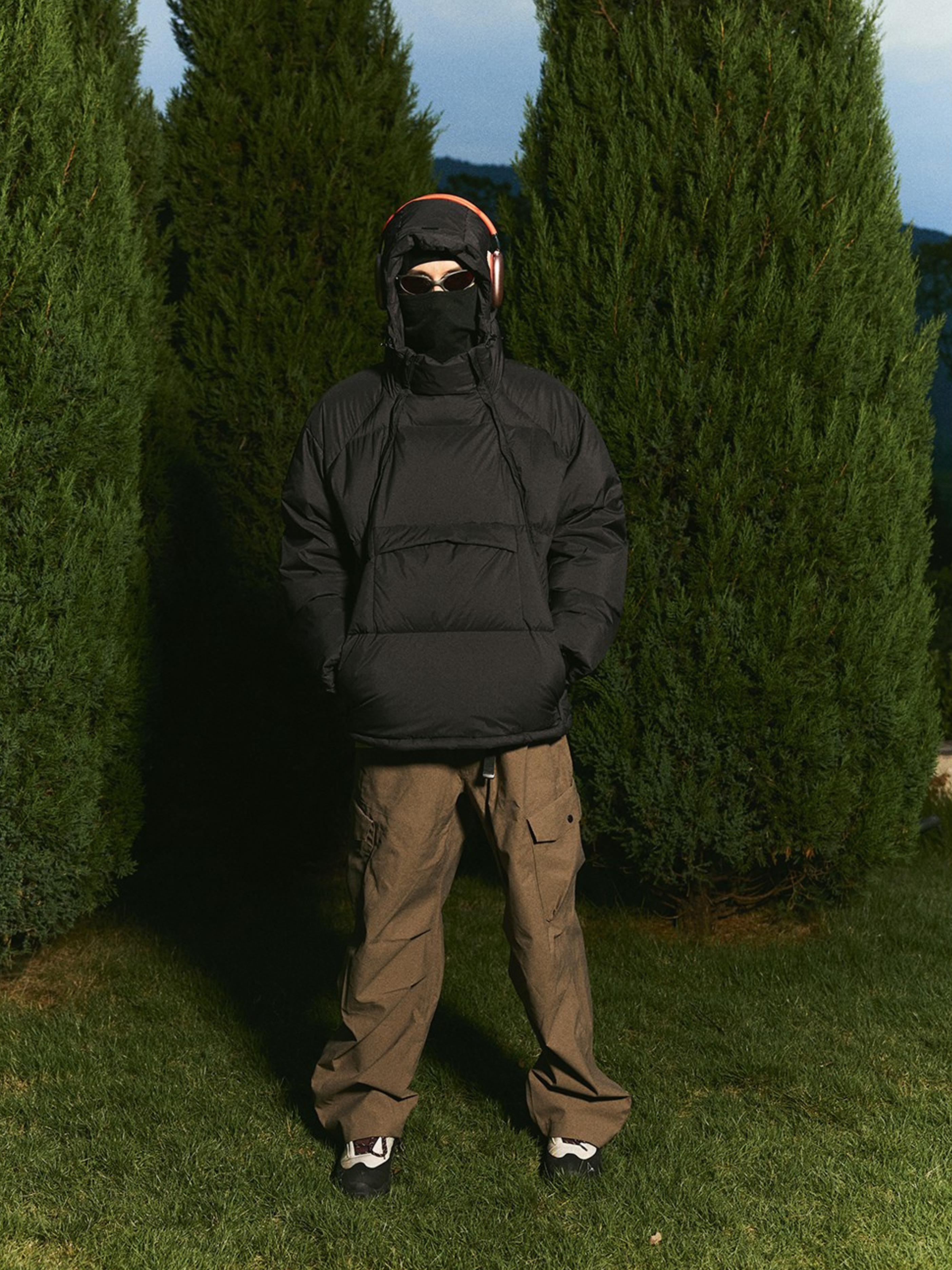 Virex - Unisex 90% White Duck Down Hooded Down Jacket