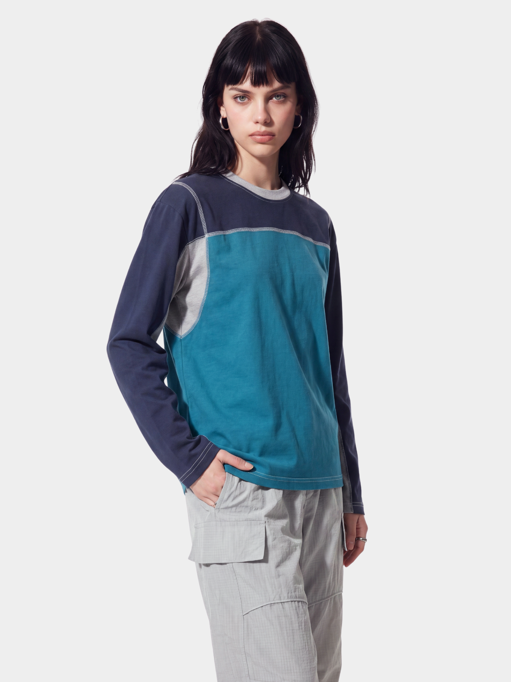 GoldDrift - Unisex Moisture-Wicking & Quick-Dry Long Sleeve T-Shirt