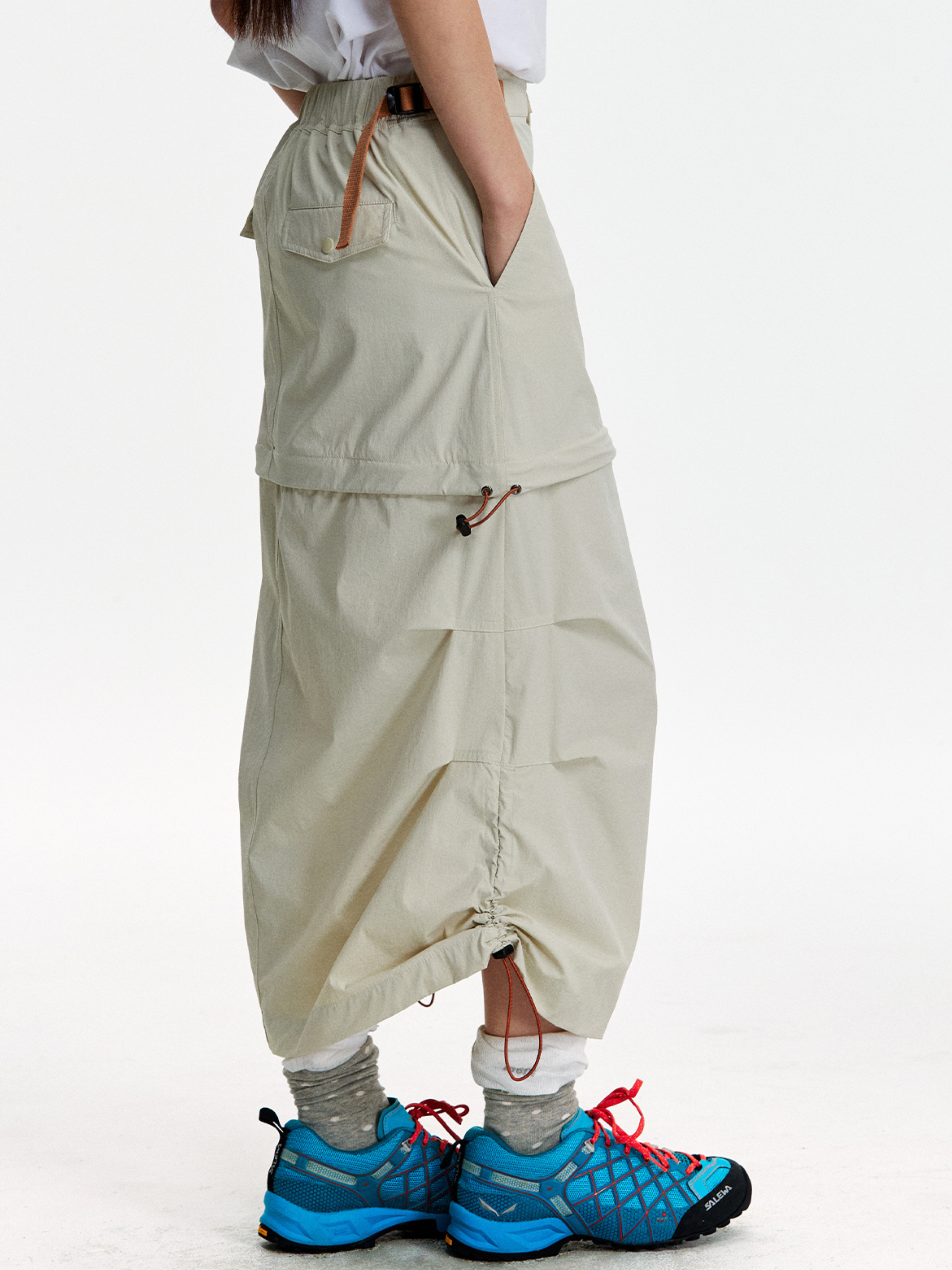Emberfield - Women's Water-Repellent Detachable-Hem Utility Skirt