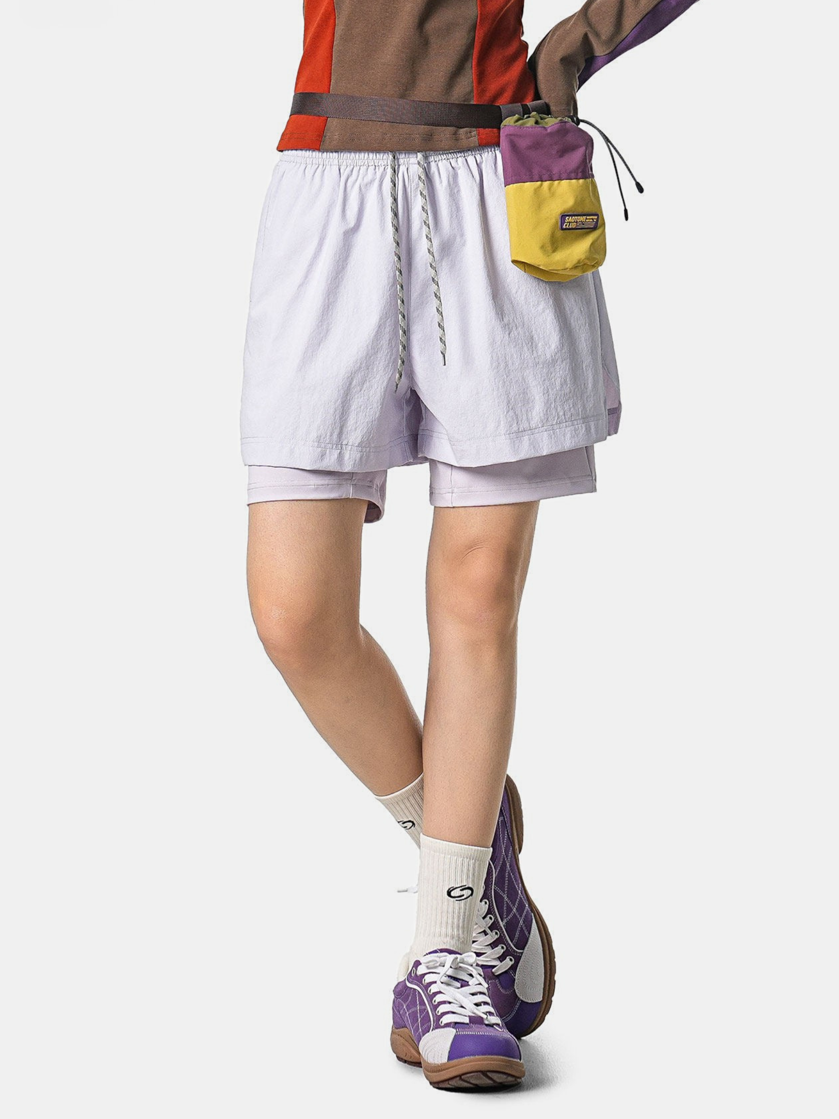StillBay - Unisex 2-in-1 Ripstop Lightweight Athletic Shorts