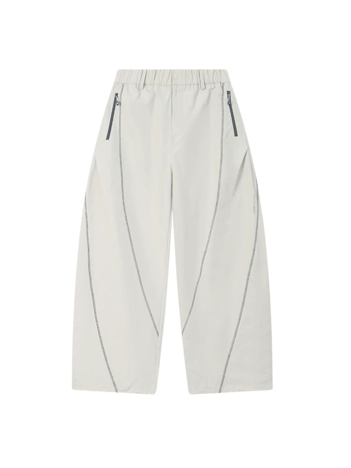 Cavefault - Water-Repellent Color-Block Curved-Leg Pants
