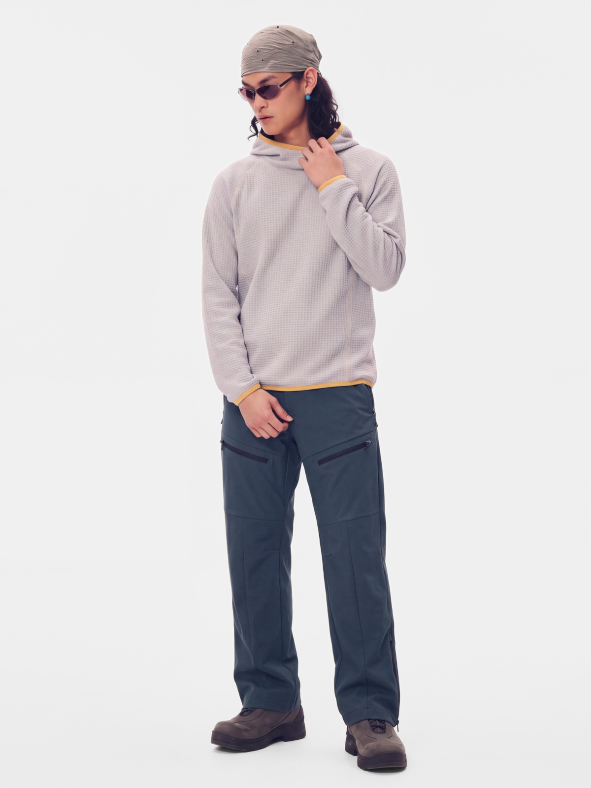 AlpineShift - Men's Windproof Fleece-Lined Side-Zip Softshell Pants