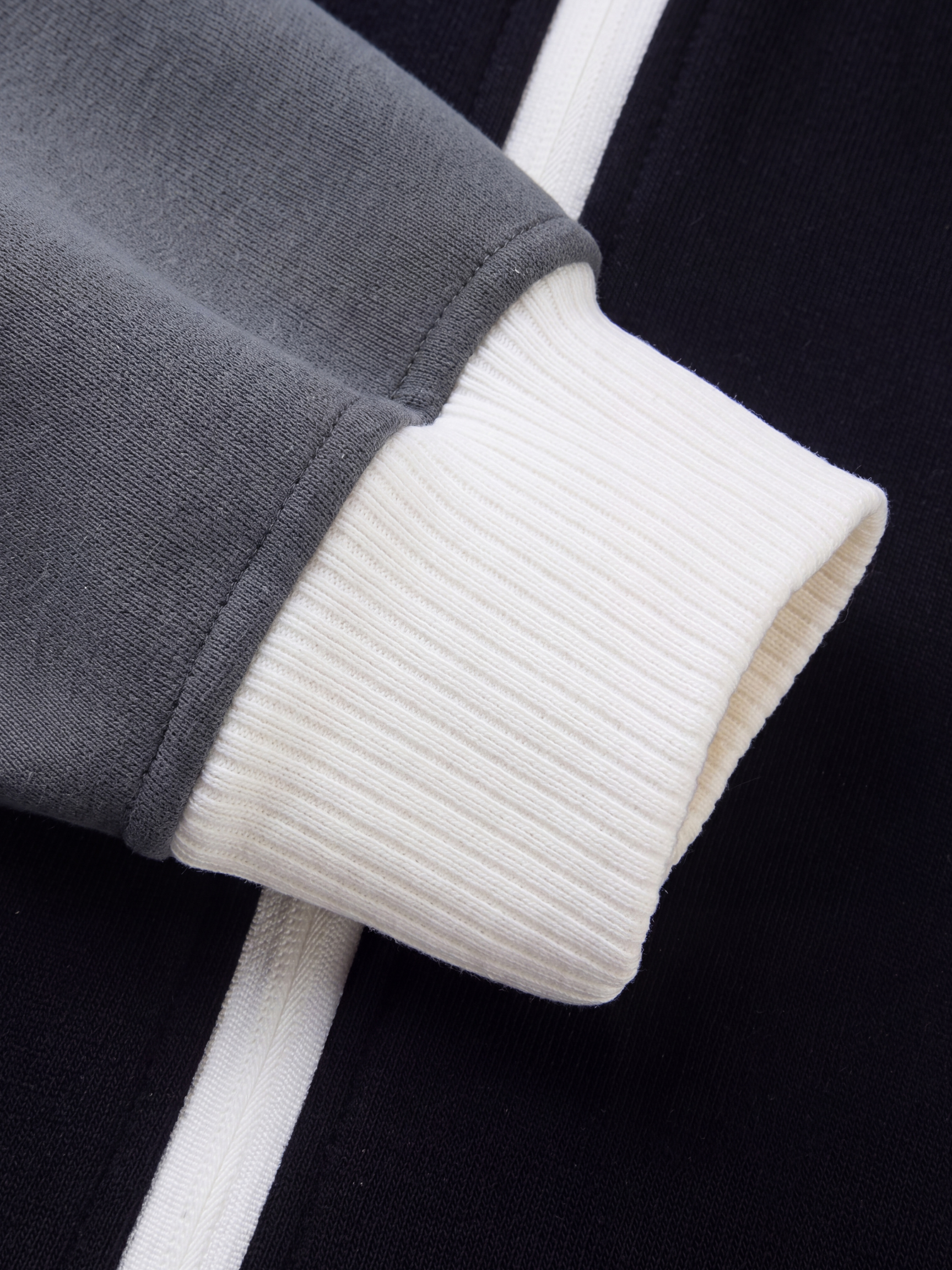 EdgeDrift - Unisex Color-Block Raglan Stand Collar Zip Jacket