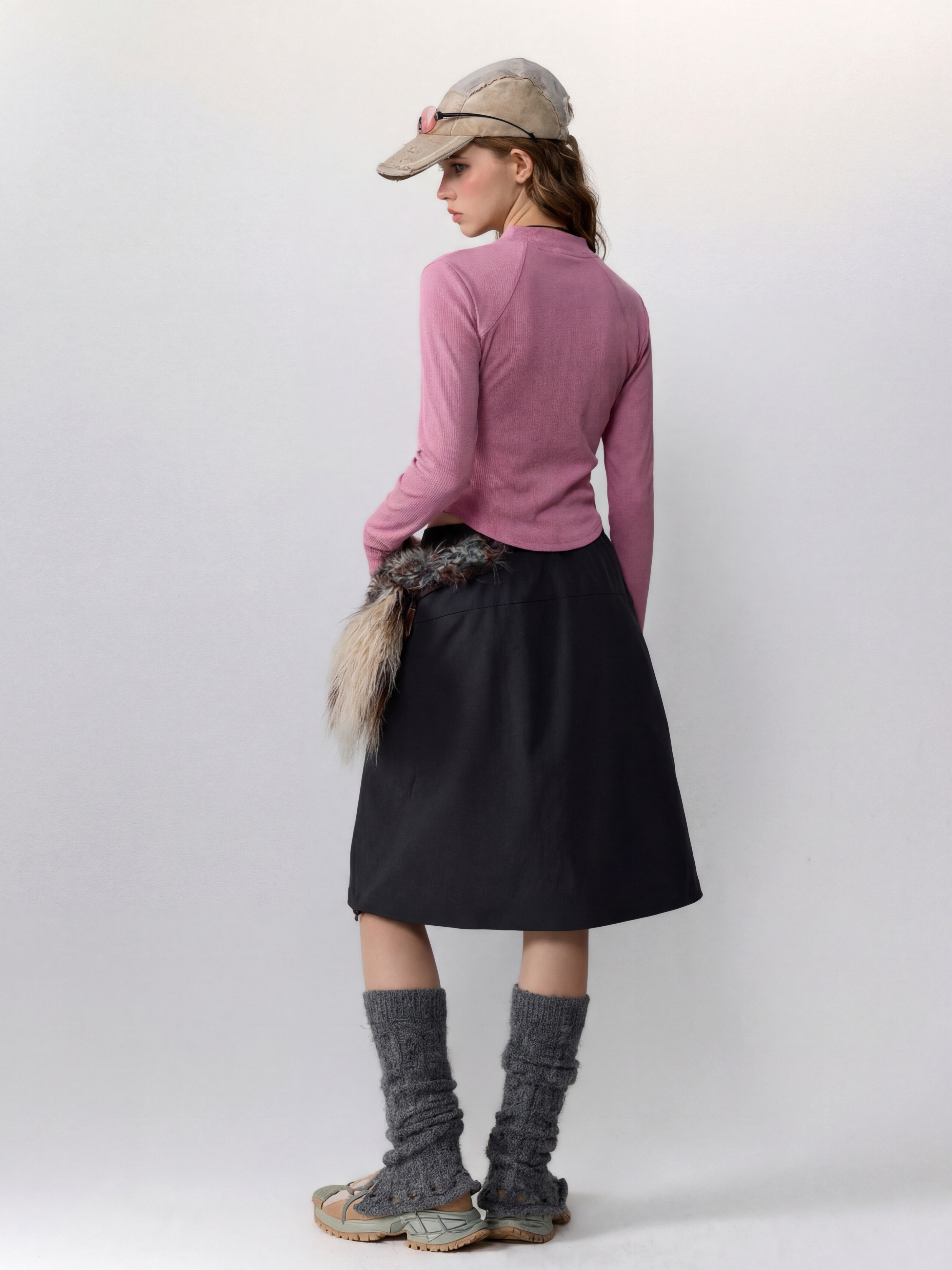 Canyonnest - Women's Fleece-Lined Curved-Hem Long Sleeve Top