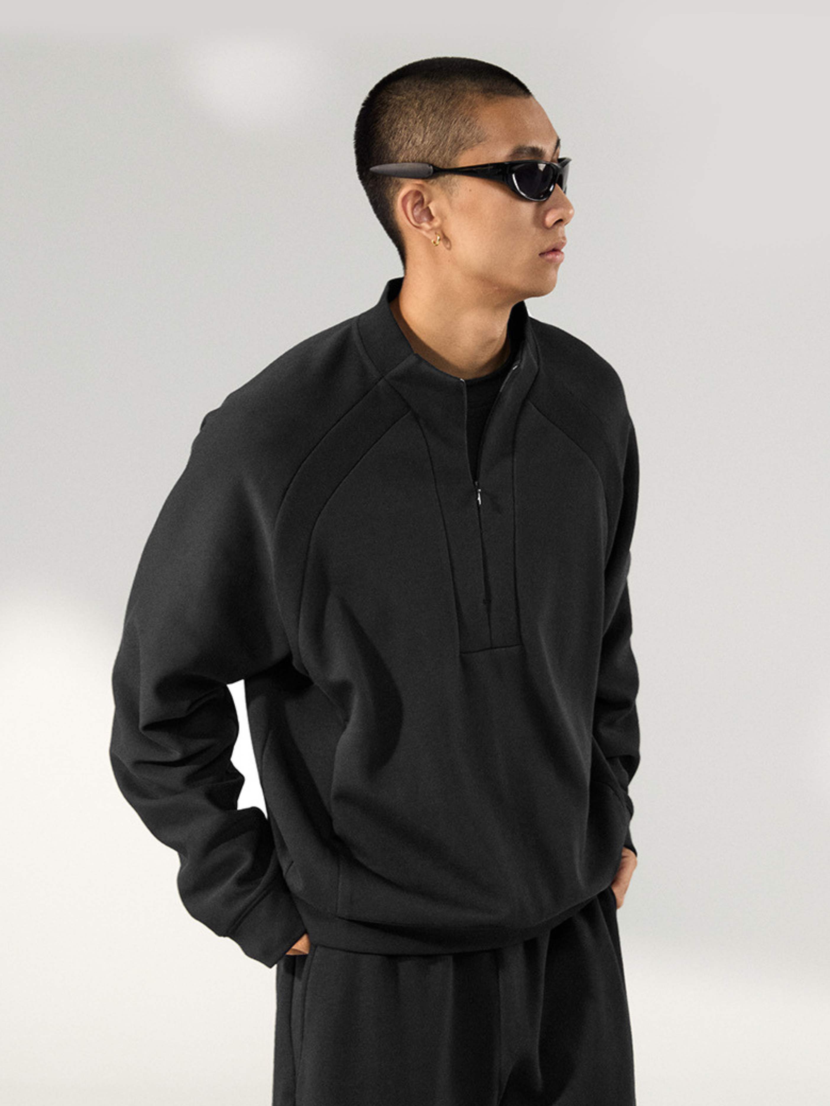 Valon - Unisex LYCRA® Stretch Half-Zip Sweatshirt