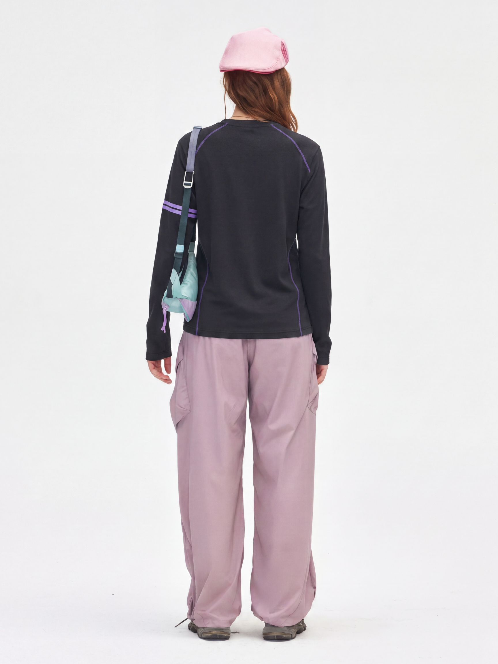 QuietMove - Unisex Crew Neck Long Sleeve Athletic T-Shirt