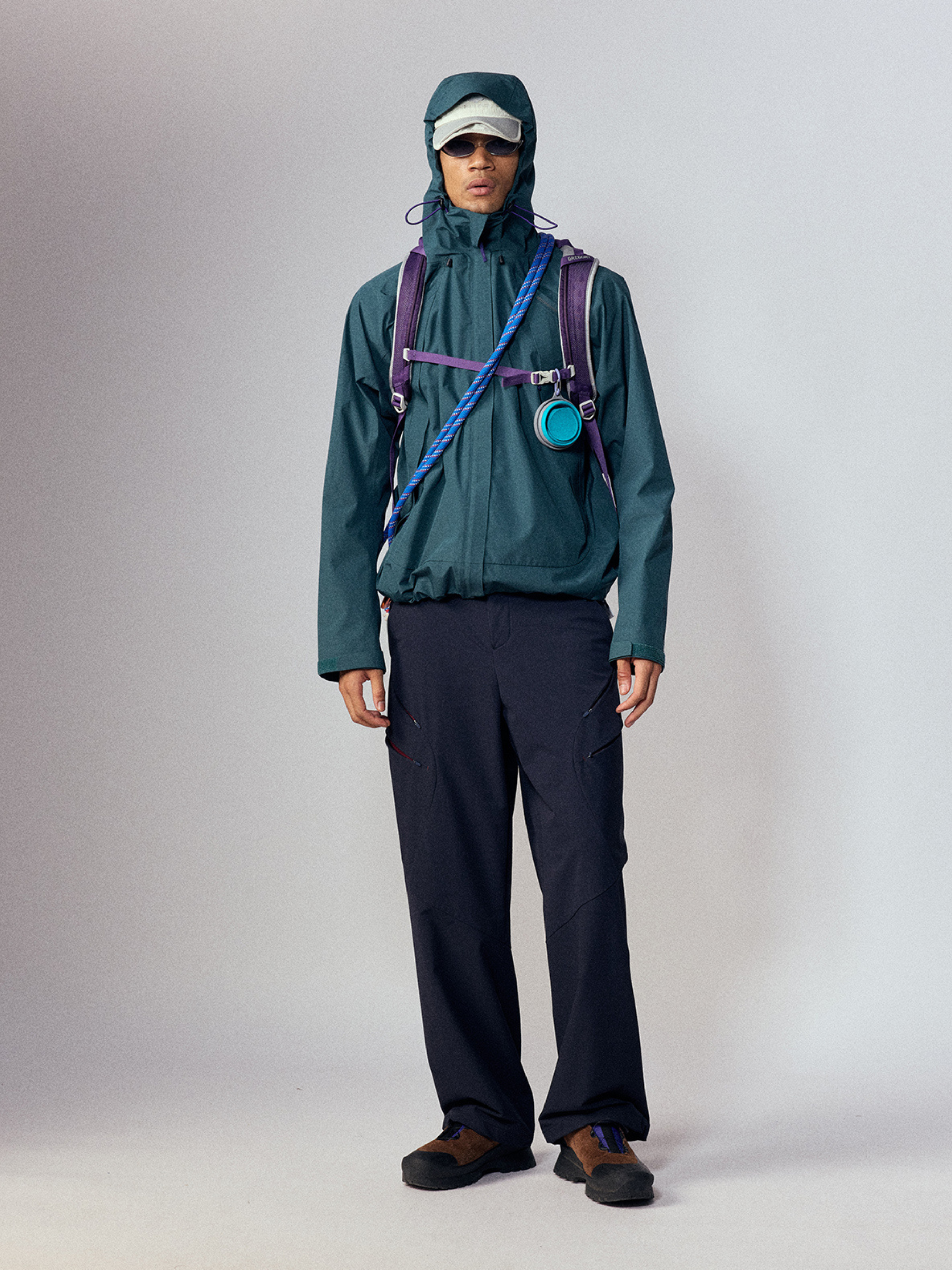CampCooler - Men's Hooded Outdoor Shell Jacket