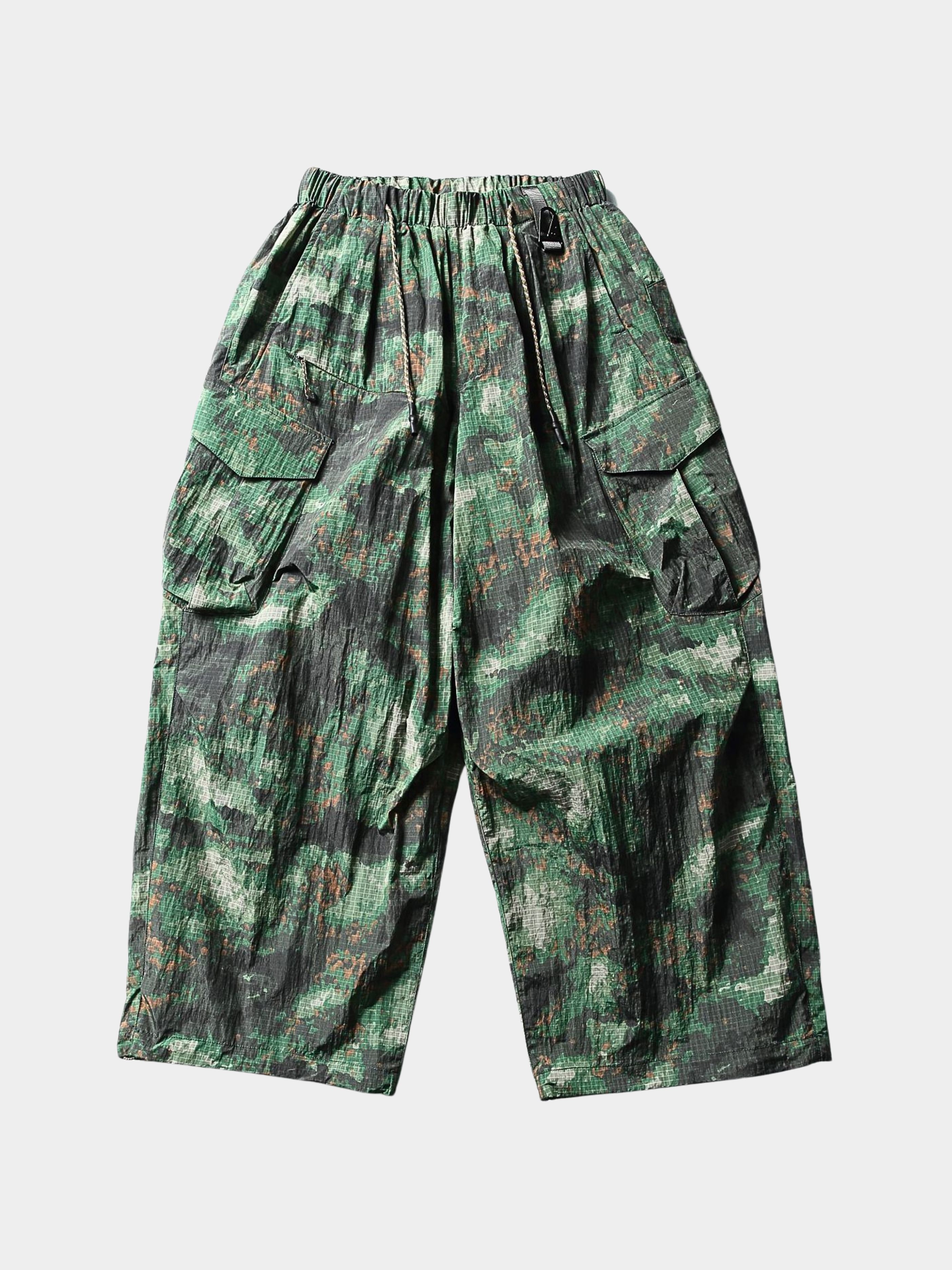EagleMode - Unisex Ultra-Loose Tech Camo Paratrooper Pants GONGGAR SPORTS
