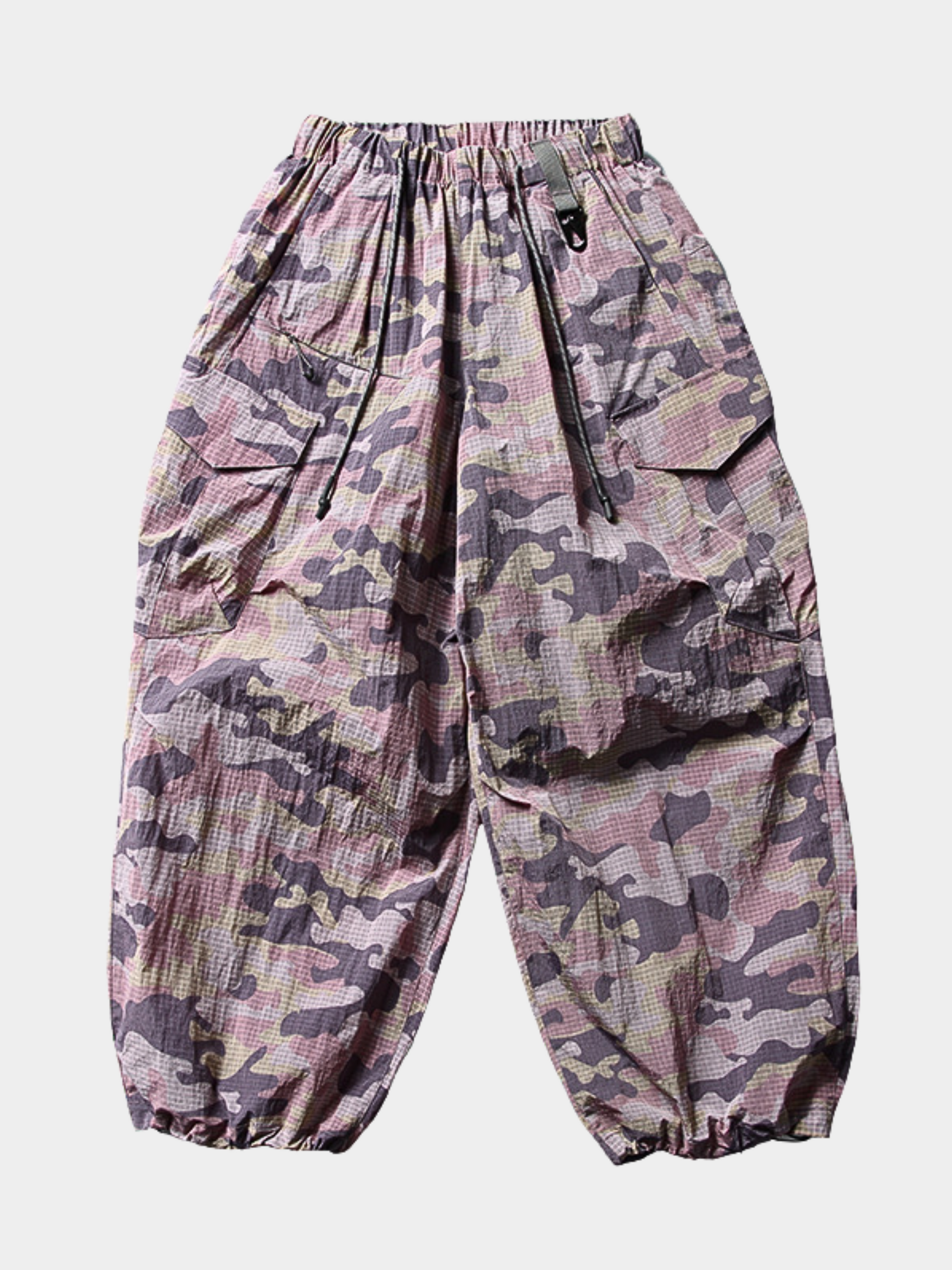 EagleMode - Unisex Ultra-Loose Tech Camo Paratrooper Pants GONGGAR SPORTS