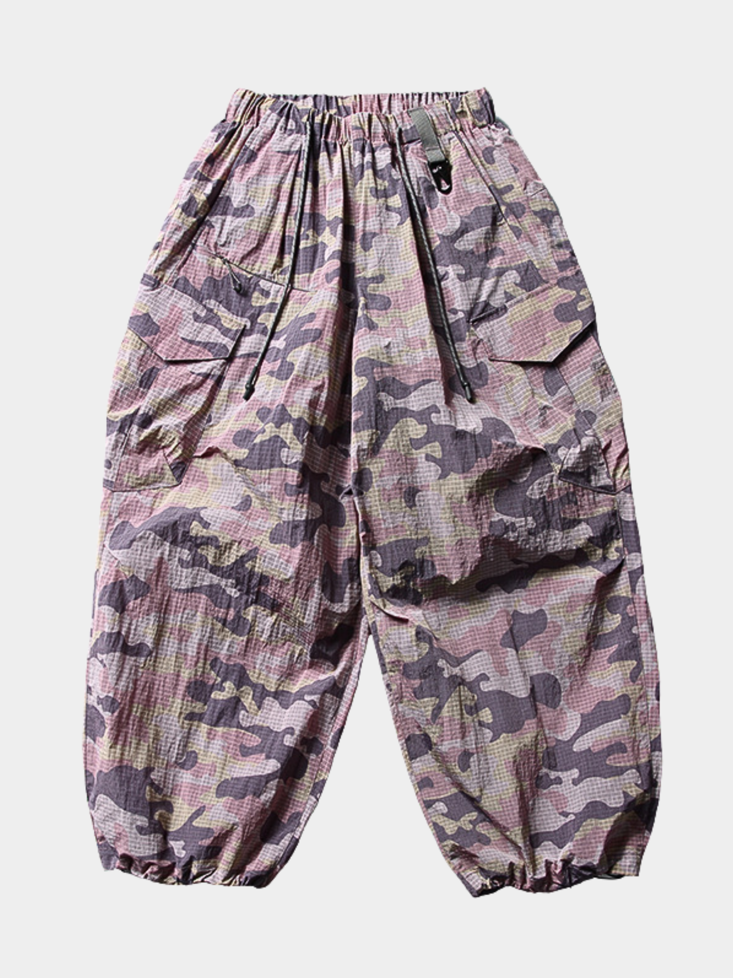 EagleMode - Unisex Ultra-Loose Tech Camo Paratrooper Pants GONGGAR SPORTS