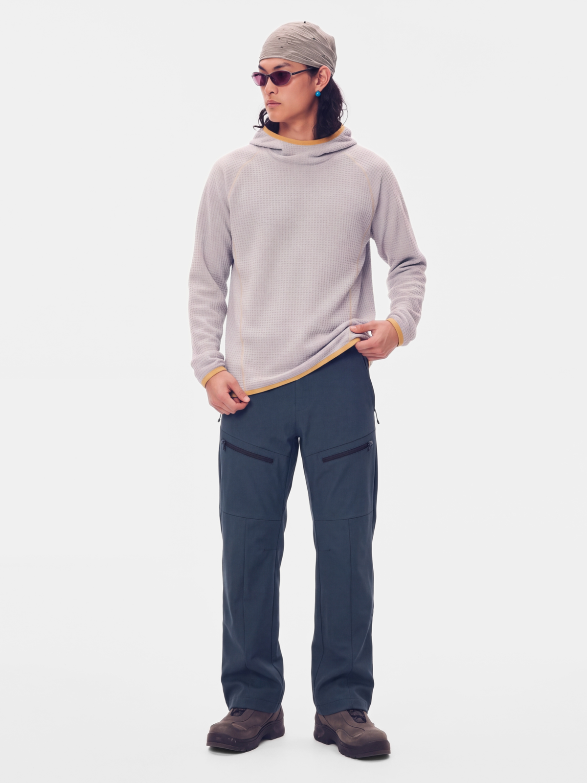 AlpineShift - Men's Windproof Fleece-Lined Side-Zip Softshell Pants