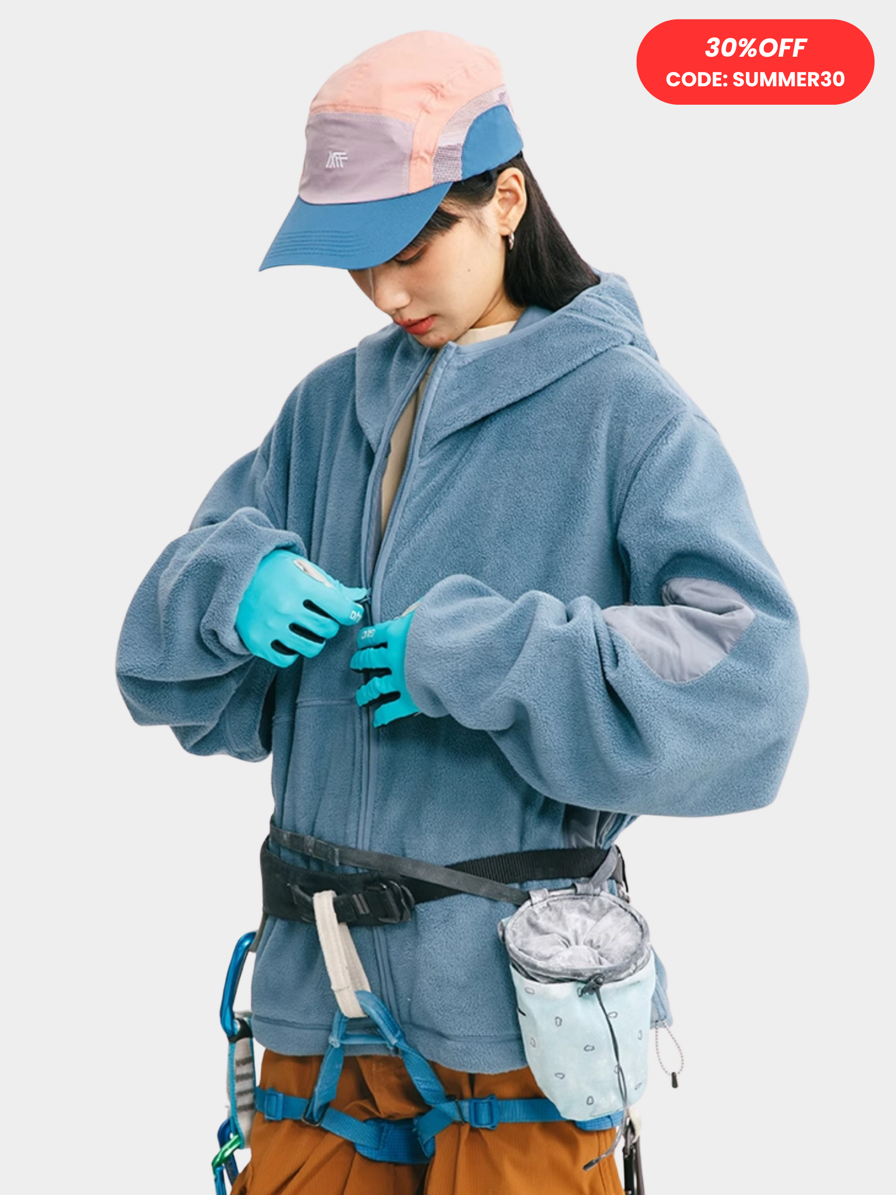 BearBoard - Unisex Warm Fleece Hooded Jacket