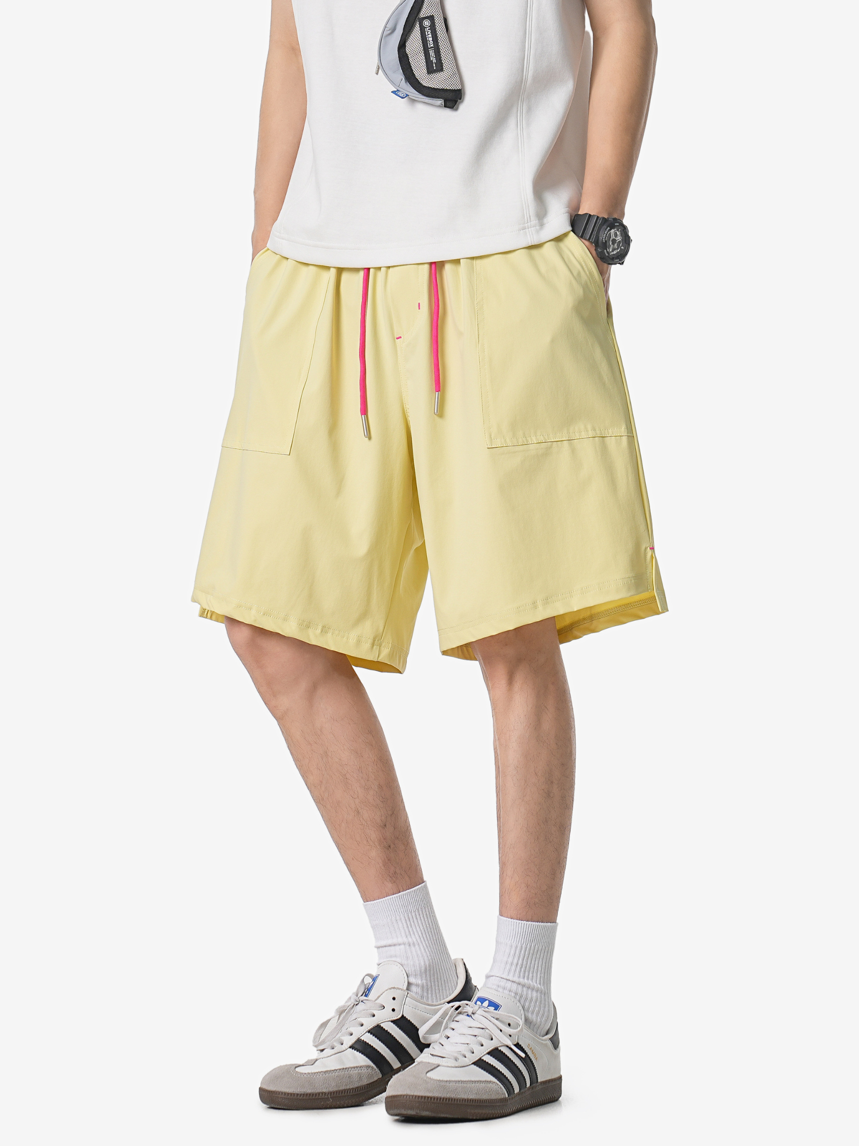 FrostShell - Cooling Breathable Wide-Leg Shorts