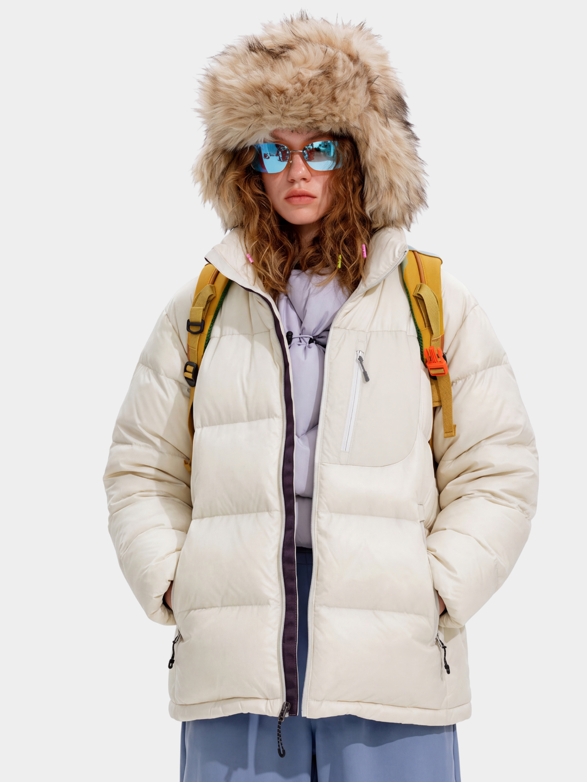 Mesaflat - Unisex Water-Repellent Insulated Stand Collar Insulated Jackets