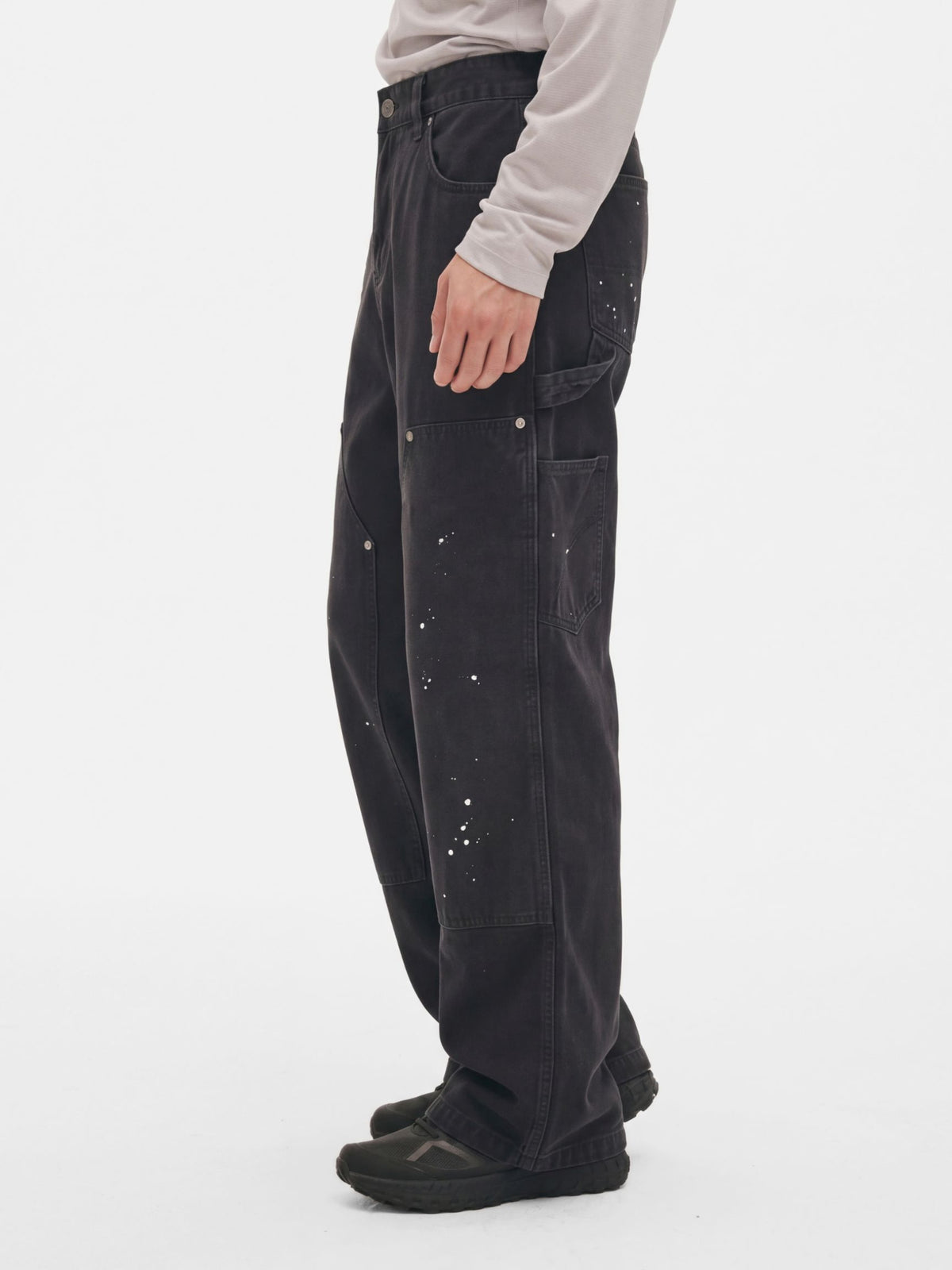 TrailDrift - Hand-Splattered Cotton Cargo Pants