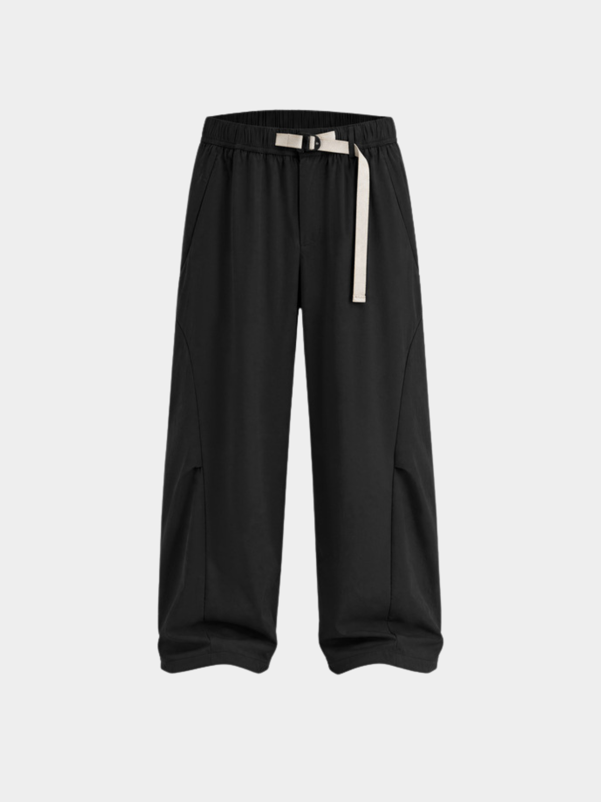 FlipMist - Stretch Elastic-Waist Straight-Leg Utility Pants