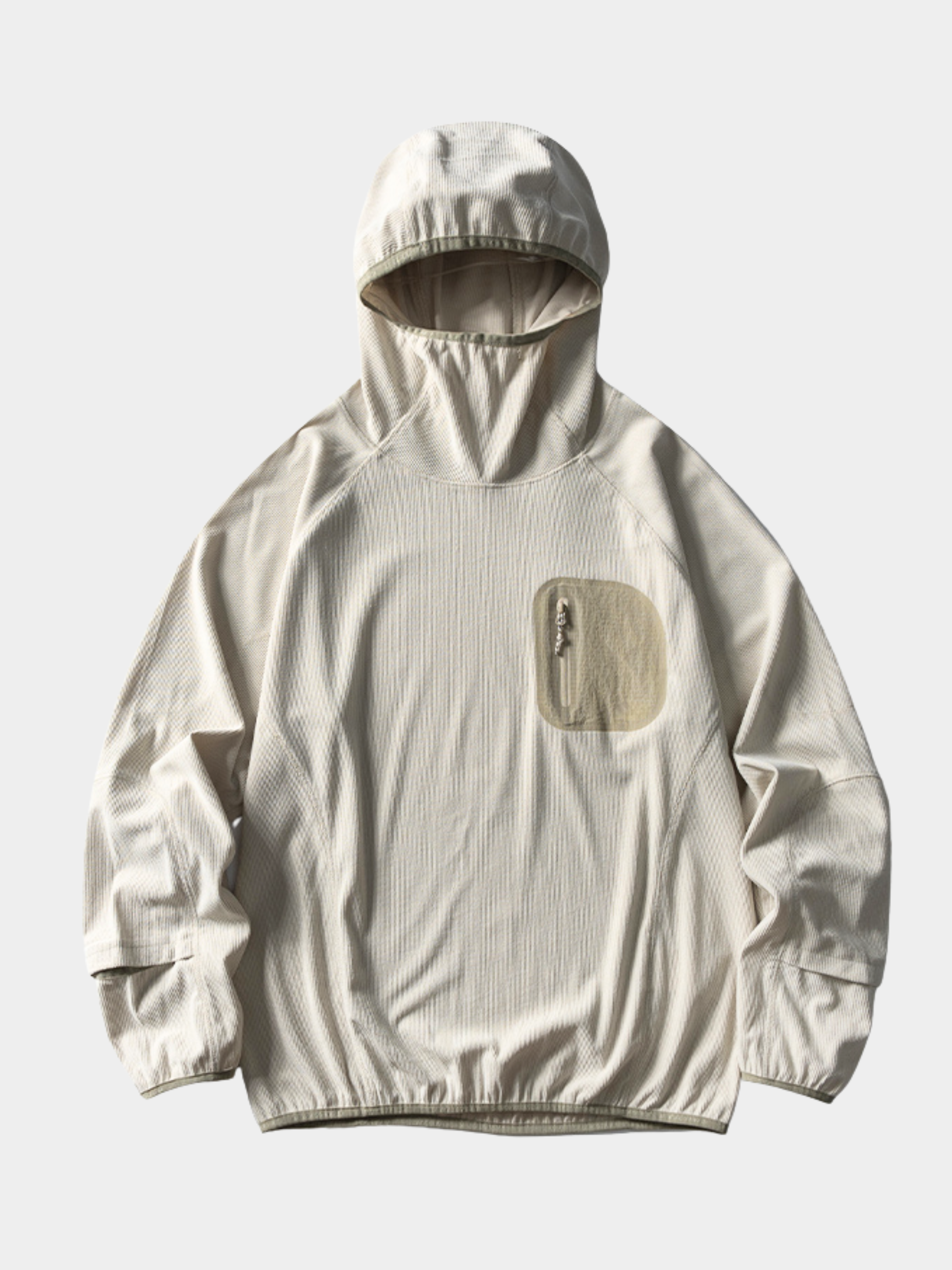 Crag - Unisex Moisture-Wicking High Neck Hoodie Base Layer