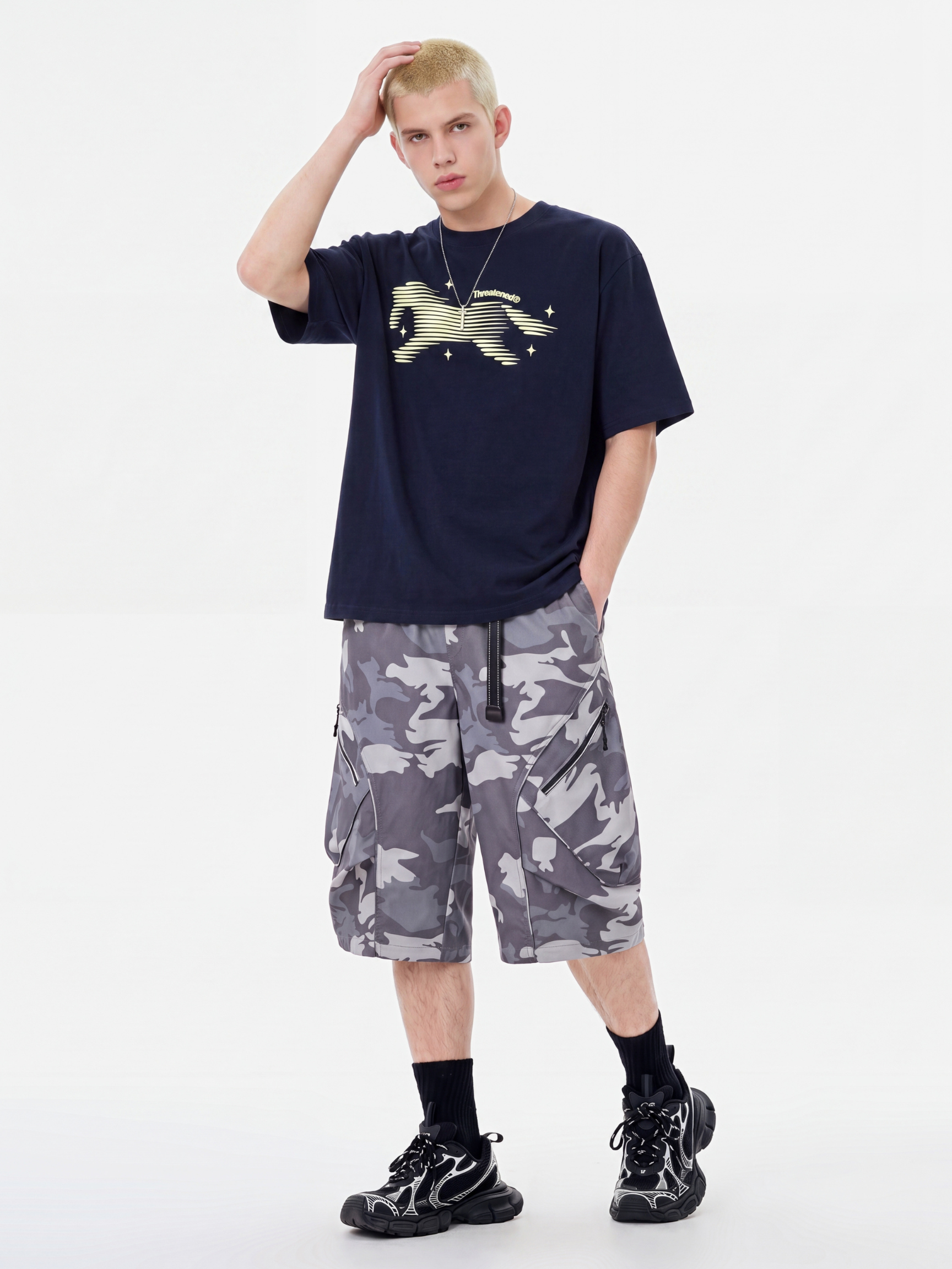 GallopTee - Unisex Graphic Print Relaxed Fit Short Sleeve T-Shirt