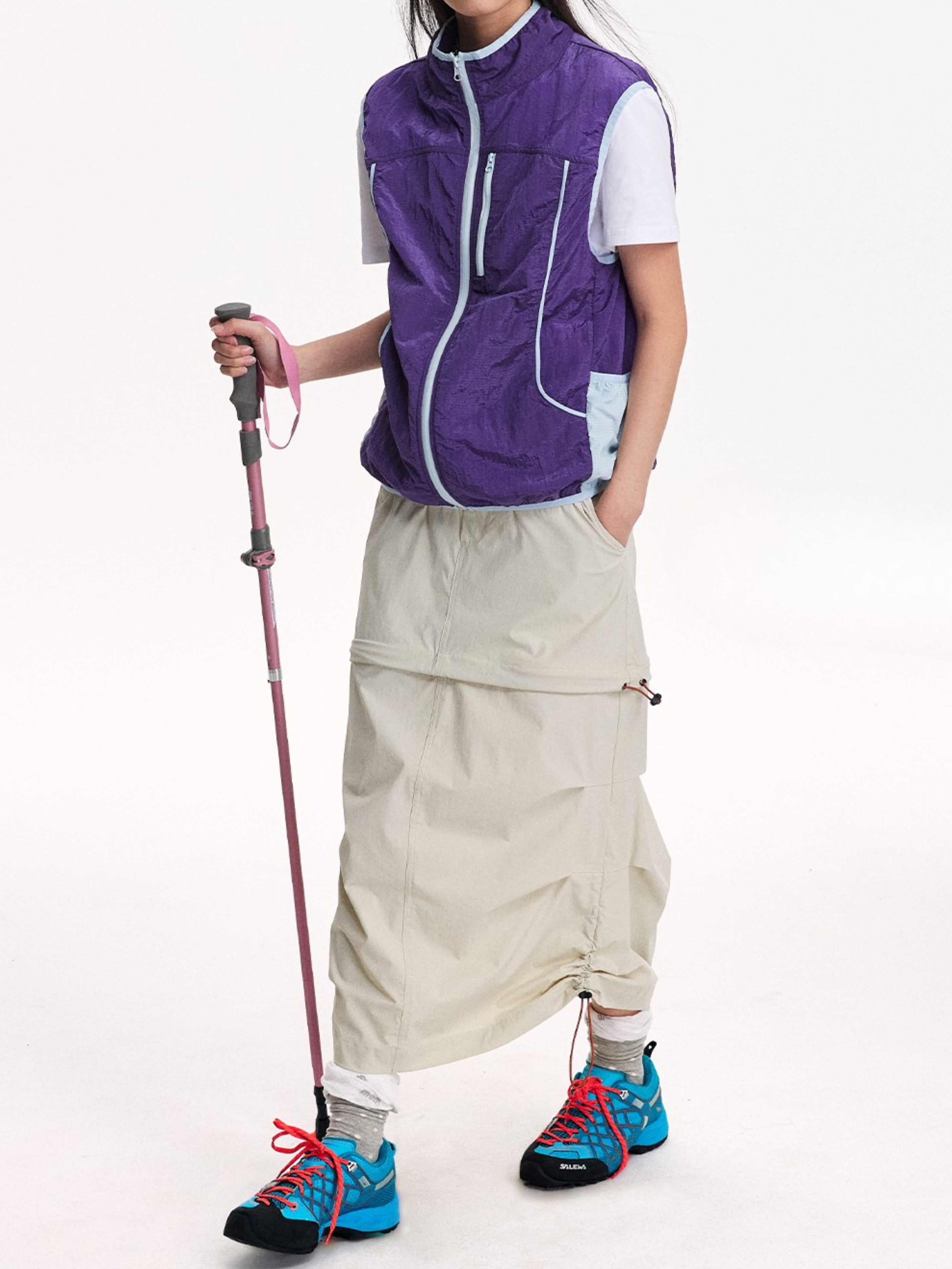 Emberfield - Women's Water-Repellent Detachable-Hem Utility Skirt