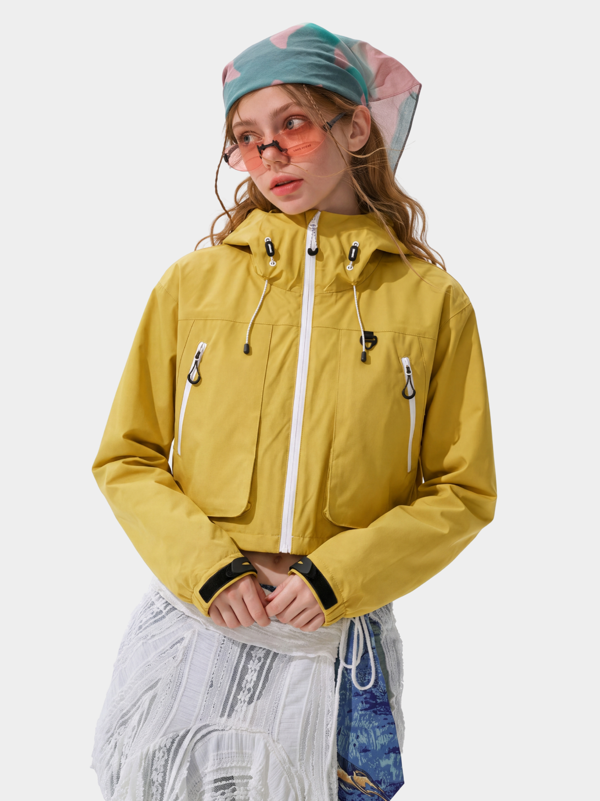 Castgear - Women's Water-Repellent Breathable Cropped Jacket