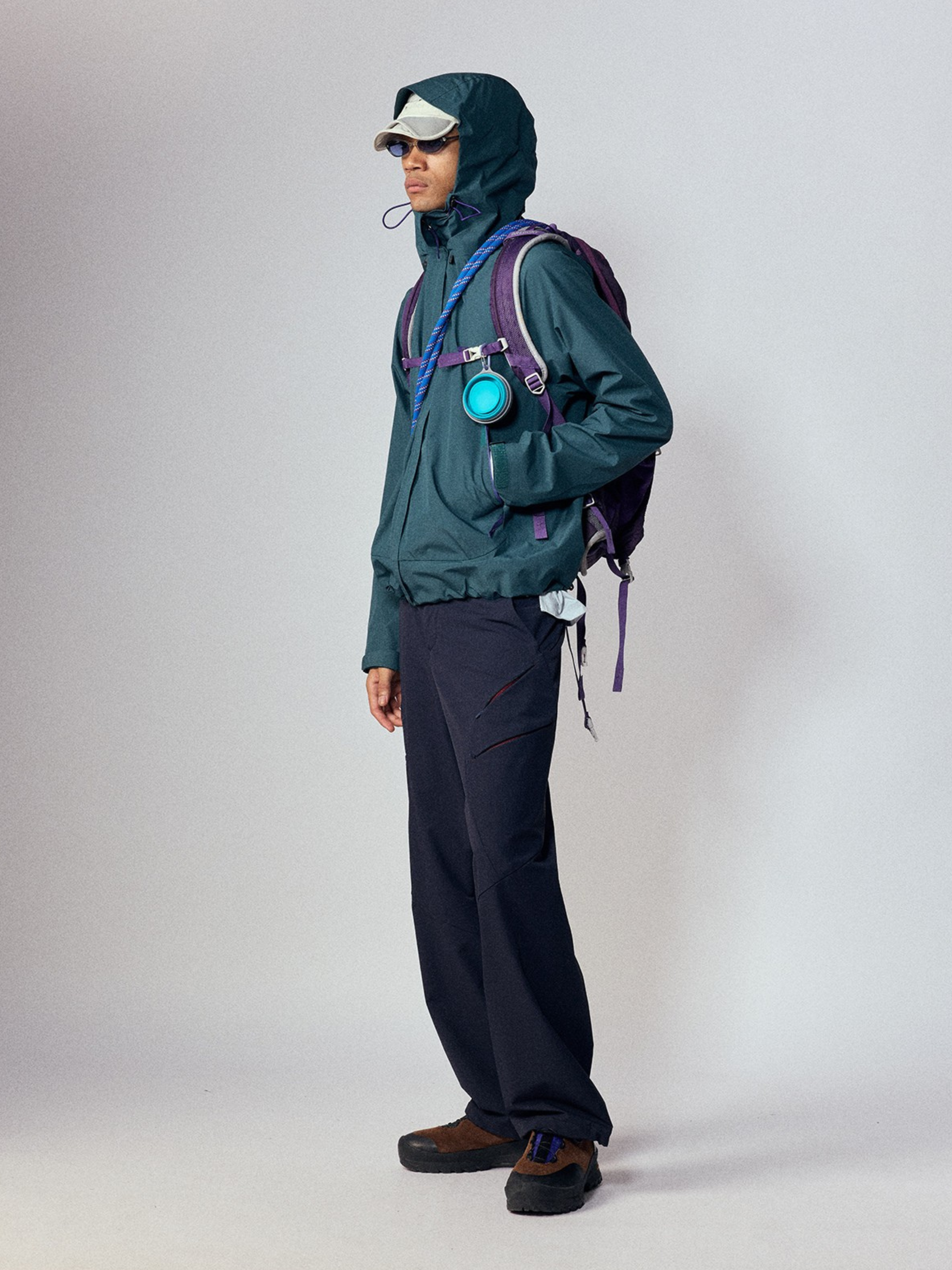 CampCooler - Men's Hooded Outdoor Shell Jacket