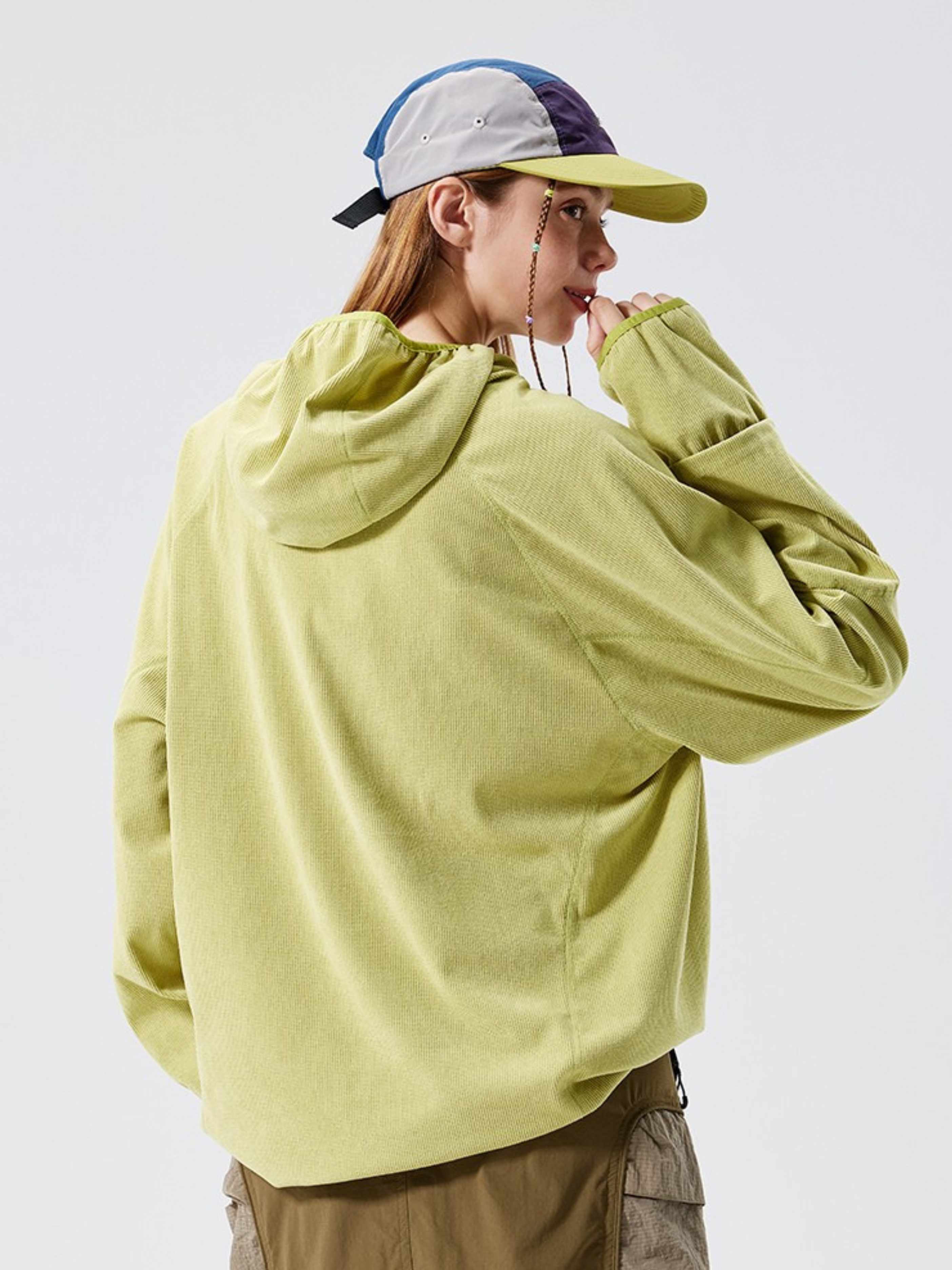 Crag - Unisex Moisture-Wicking High Neck Hoodie Base Layer